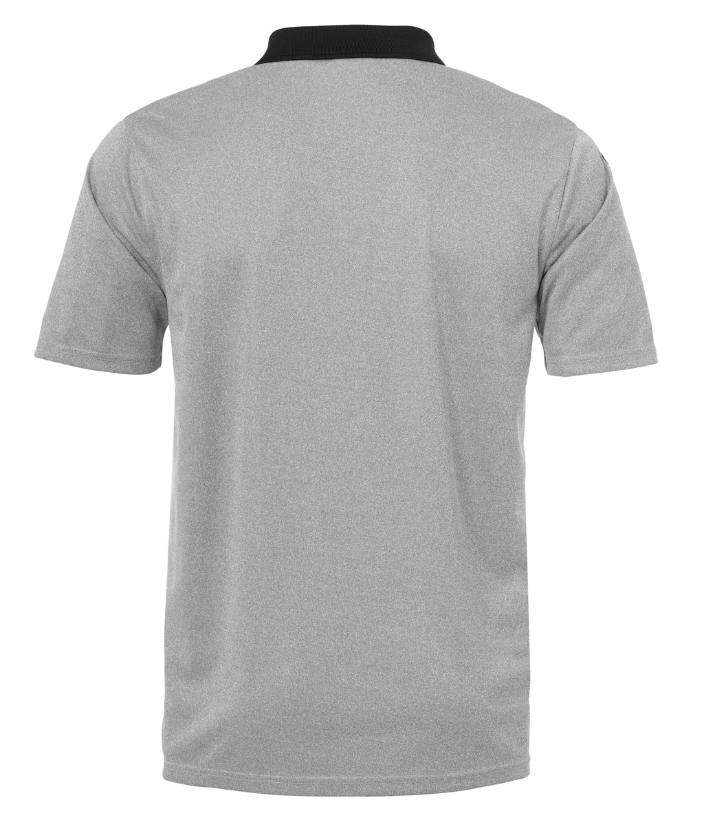 GOAL POLO SHIRT dark grey mélange/black