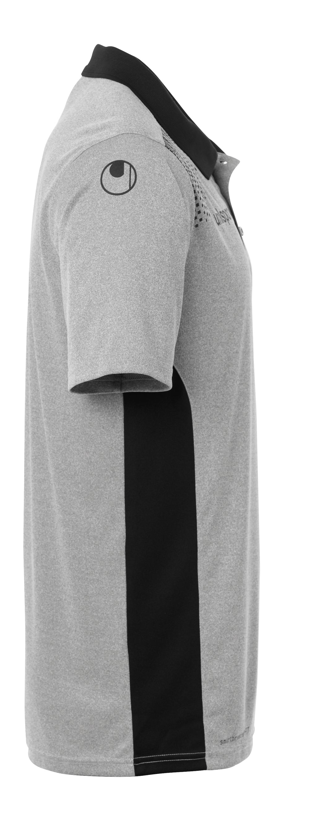 GOAL POLO SHIRT dark grey mélange/black