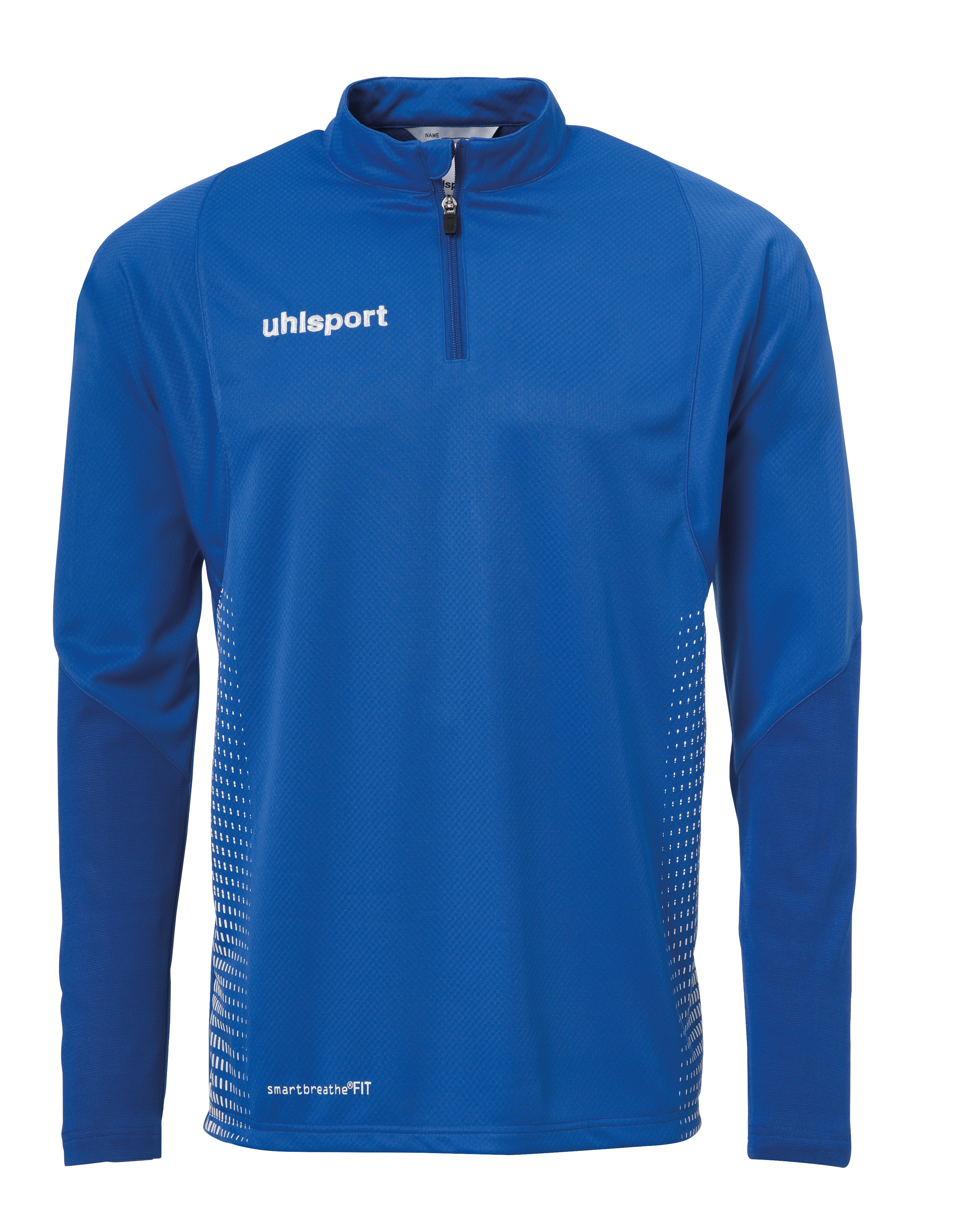 SCORE 1/4 ZIP TOP azure blue/white
