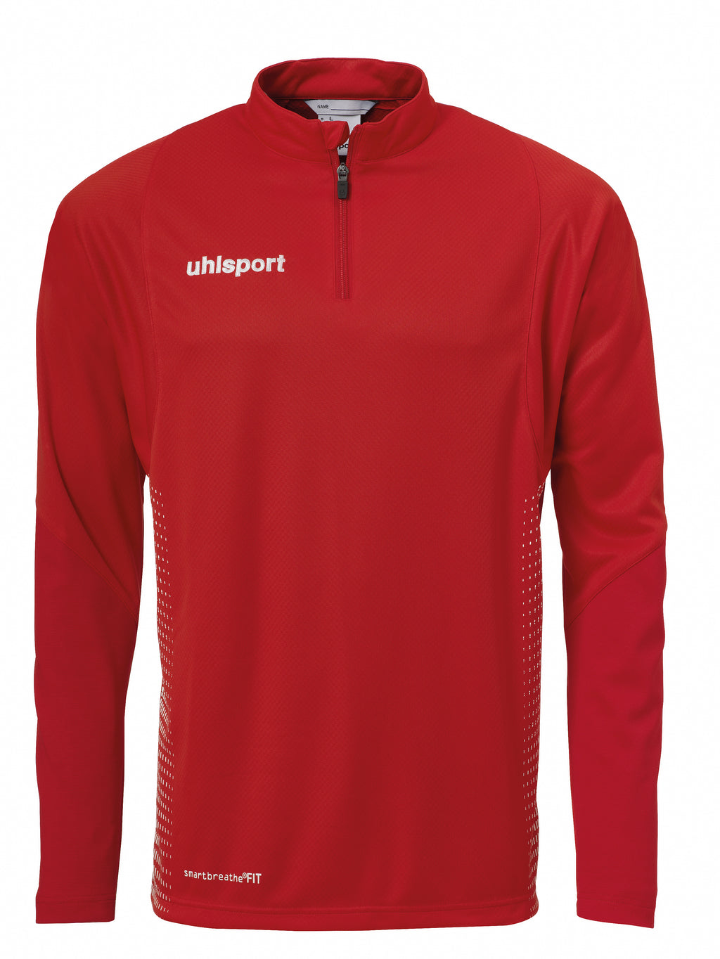 SCORE 1/4 ZIP TOP red/white