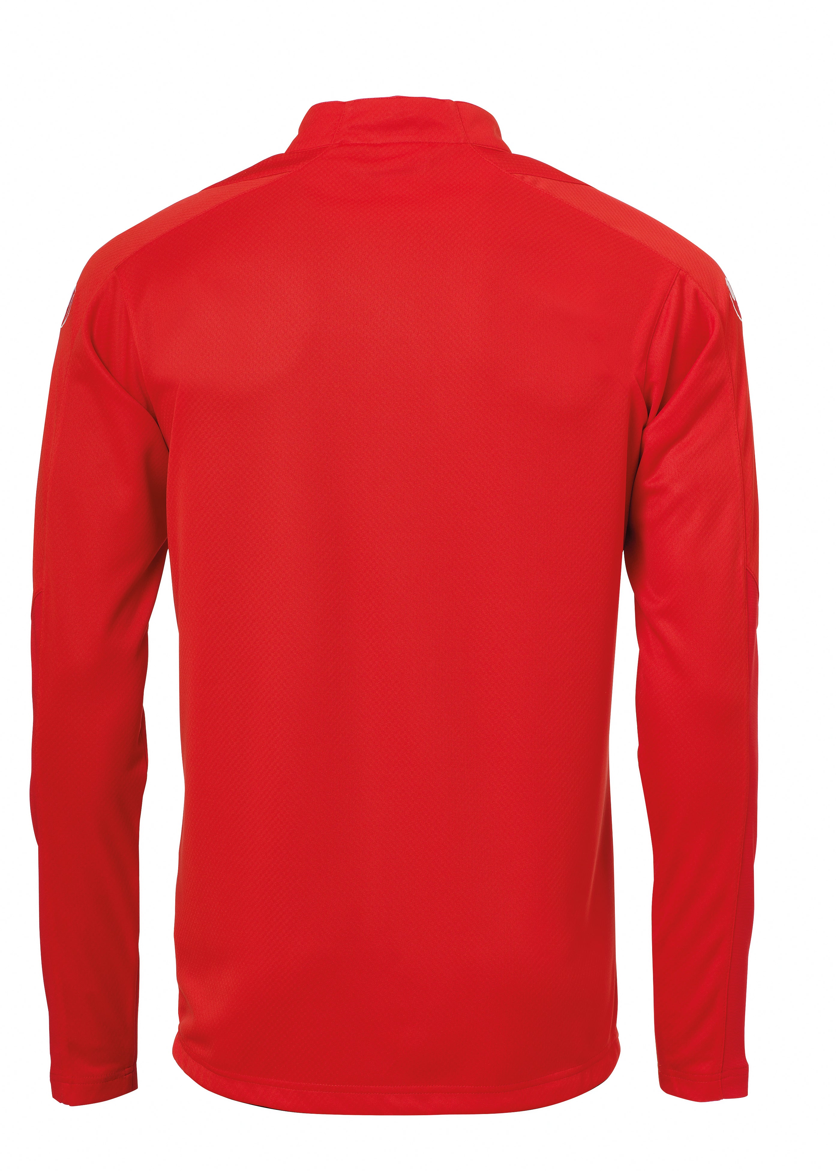 SCORE 1/4 ZIP TOP red/white