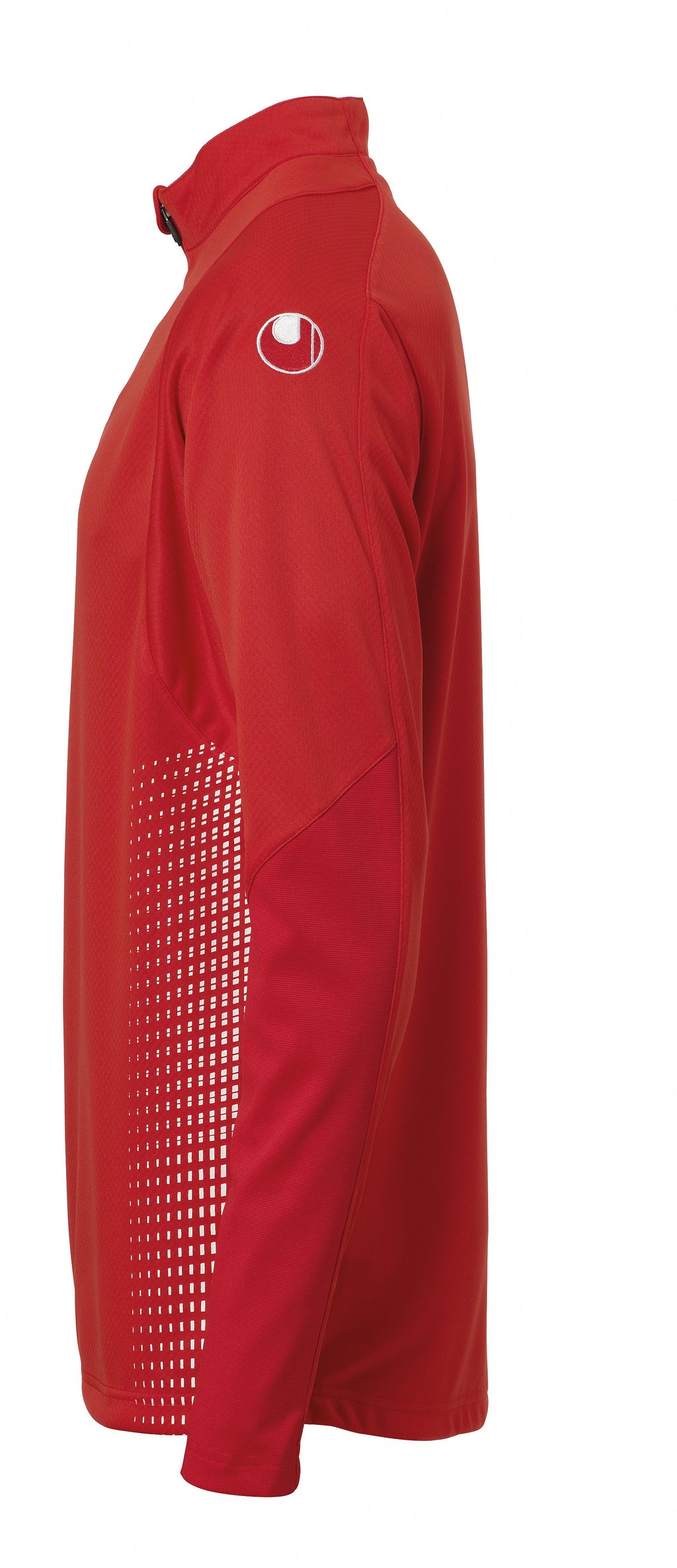 SCORE 1/4 ZIP TOP red/white