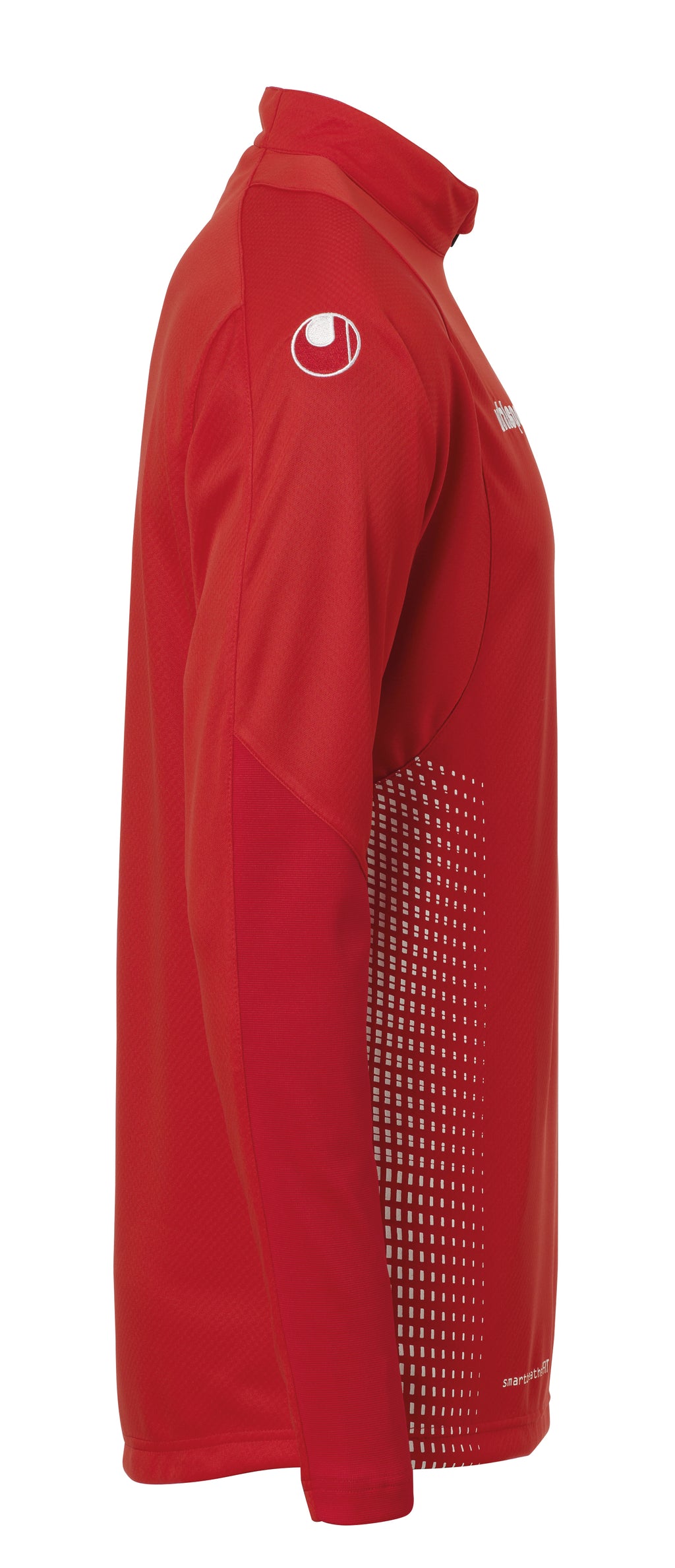 SCORE 1/4 ZIP TOP red/white