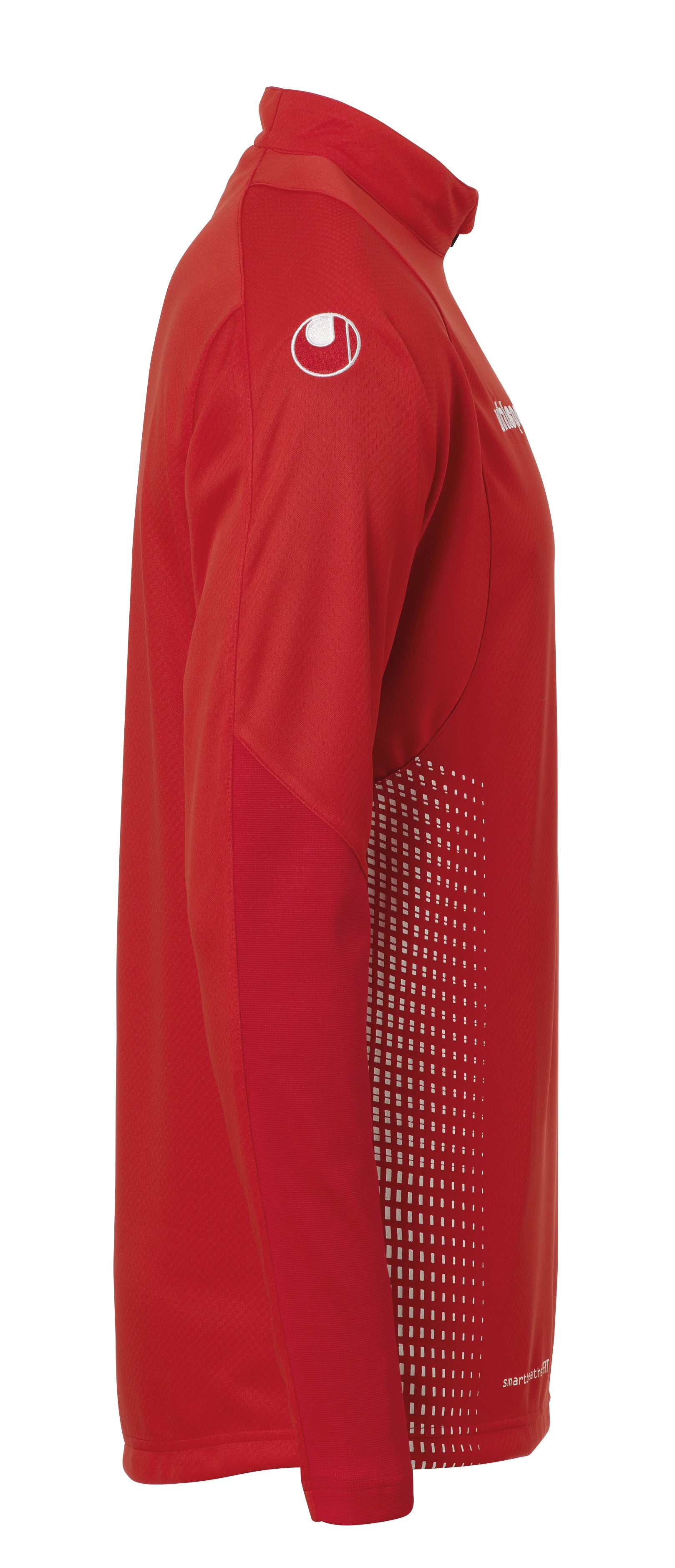 SCORE 1/4 ZIP TOP red/white