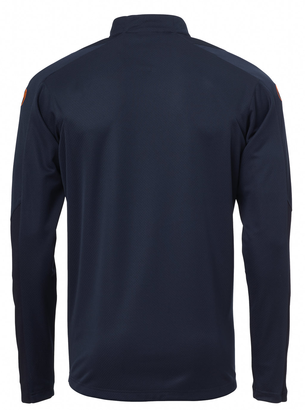 SCORE 1/4 ZIP TOP navy/fluo red