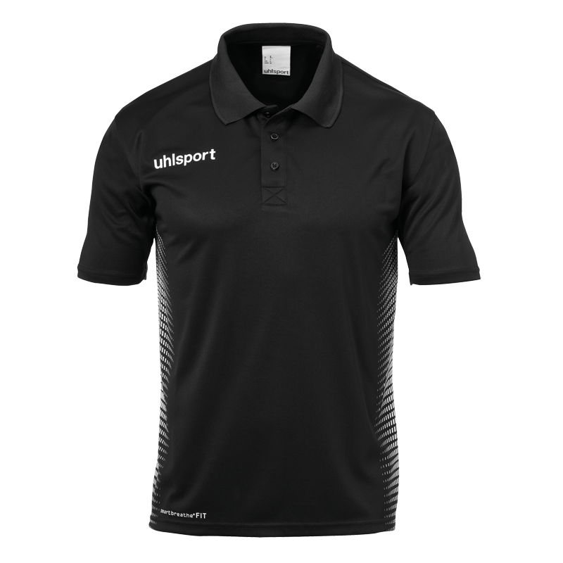 SCORE POLO SHIRT black/white