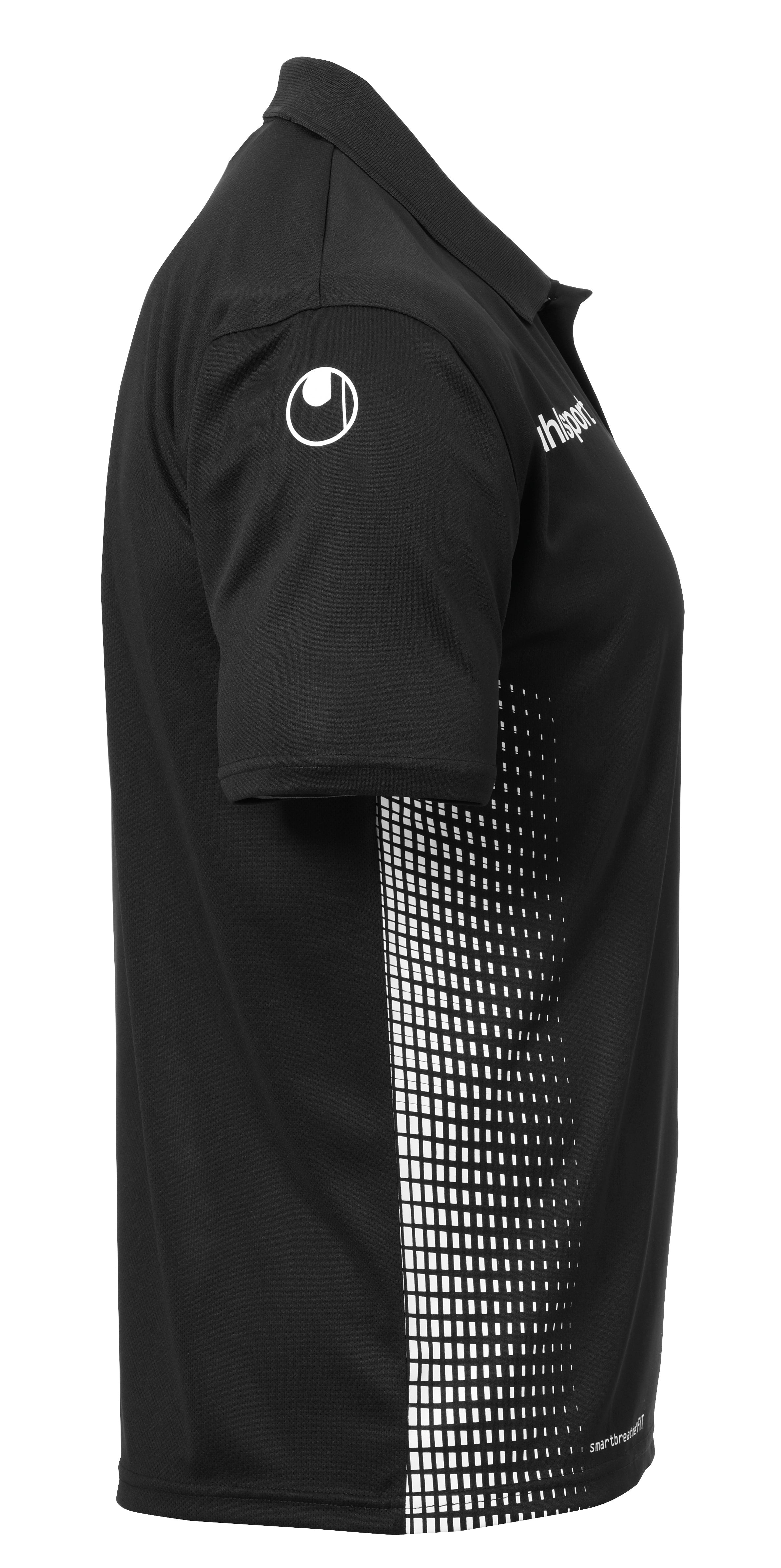 SCORE POLO SHIRT black/white