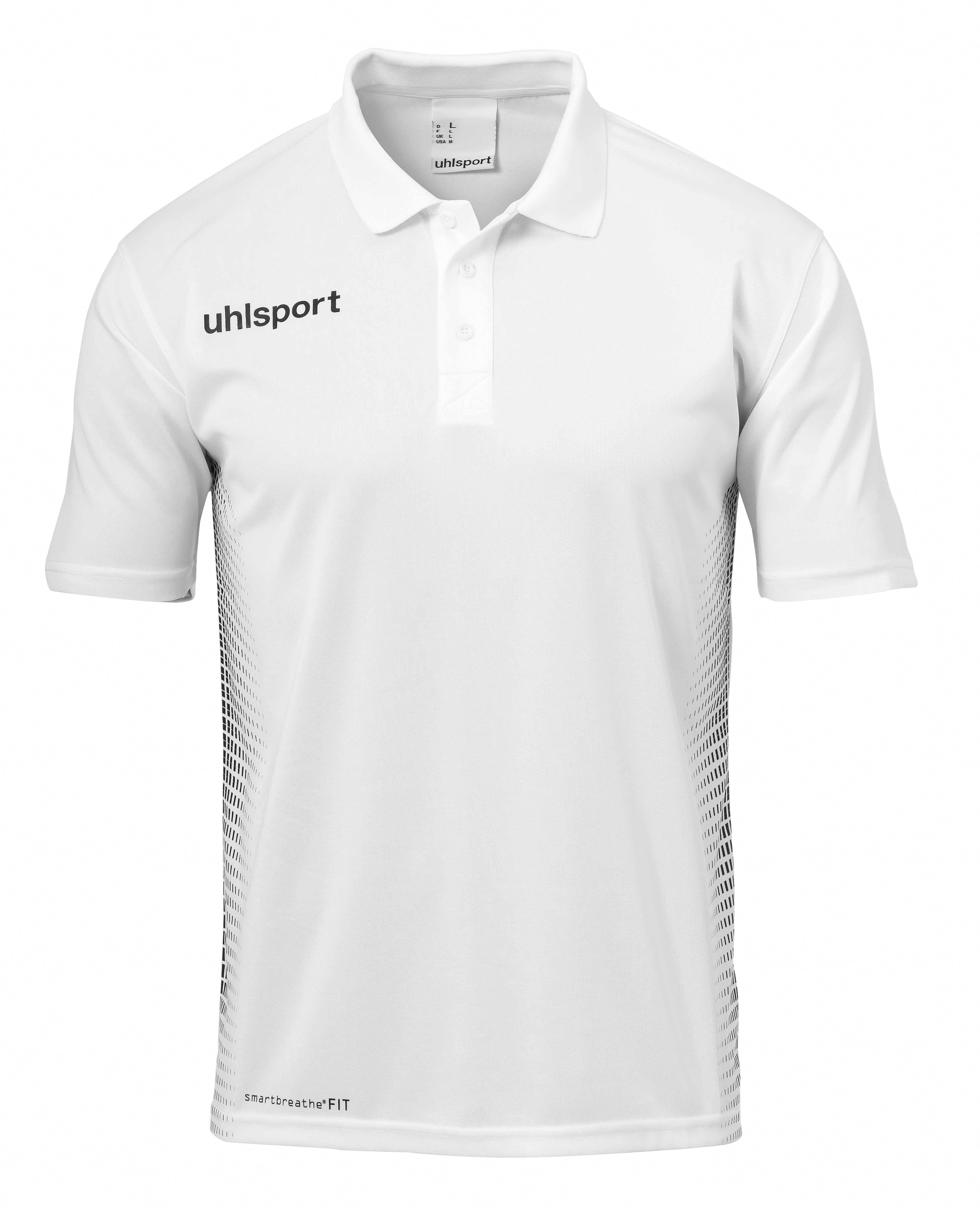 SCORE POLO SHIRT white/black