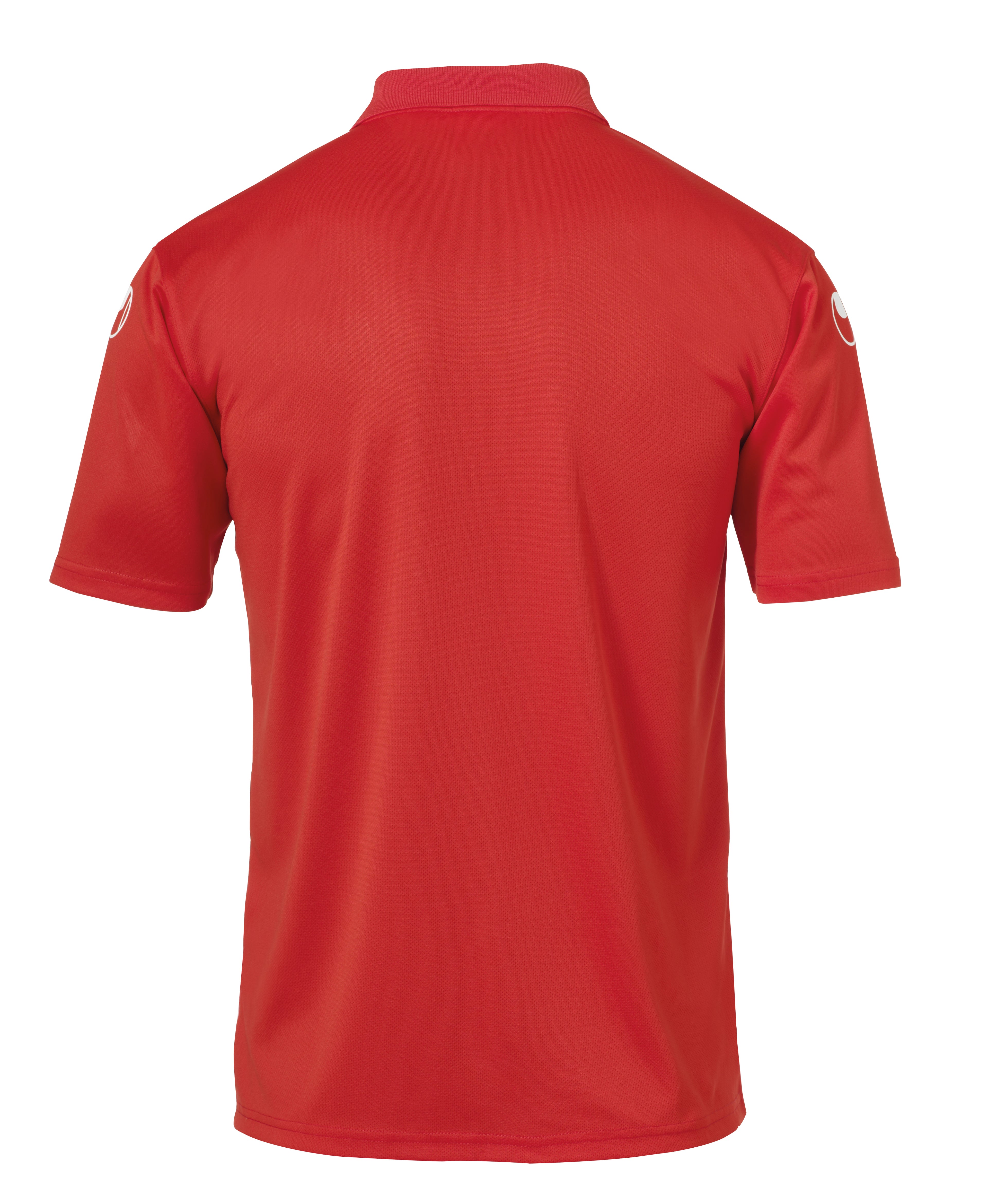 SCORE POLO SHIRT red/white