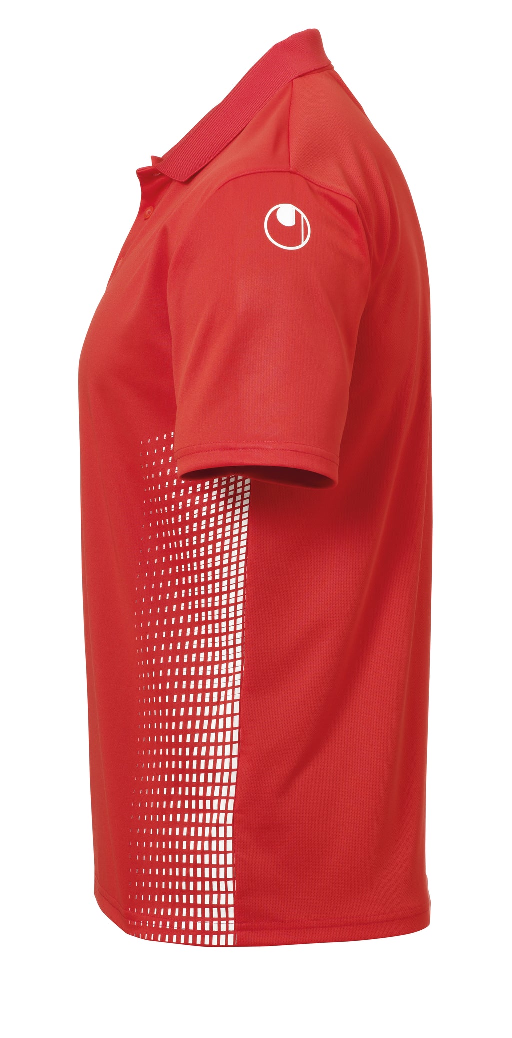 SCORE POLO SHIRT red/white