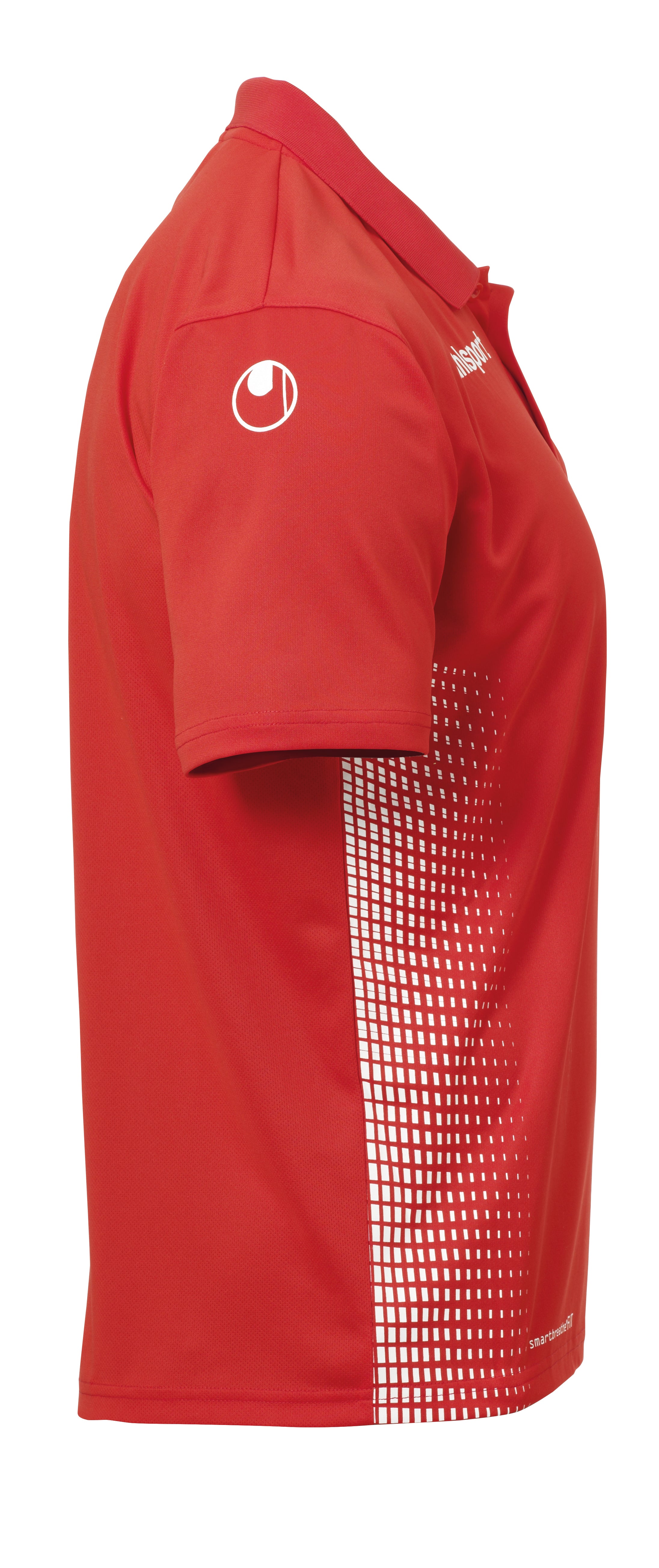 SCORE POLO SHIRT red/white