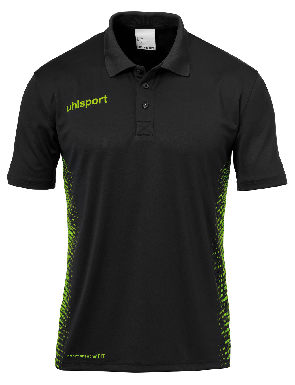 SCORE POLO SHIRT black/fluo green