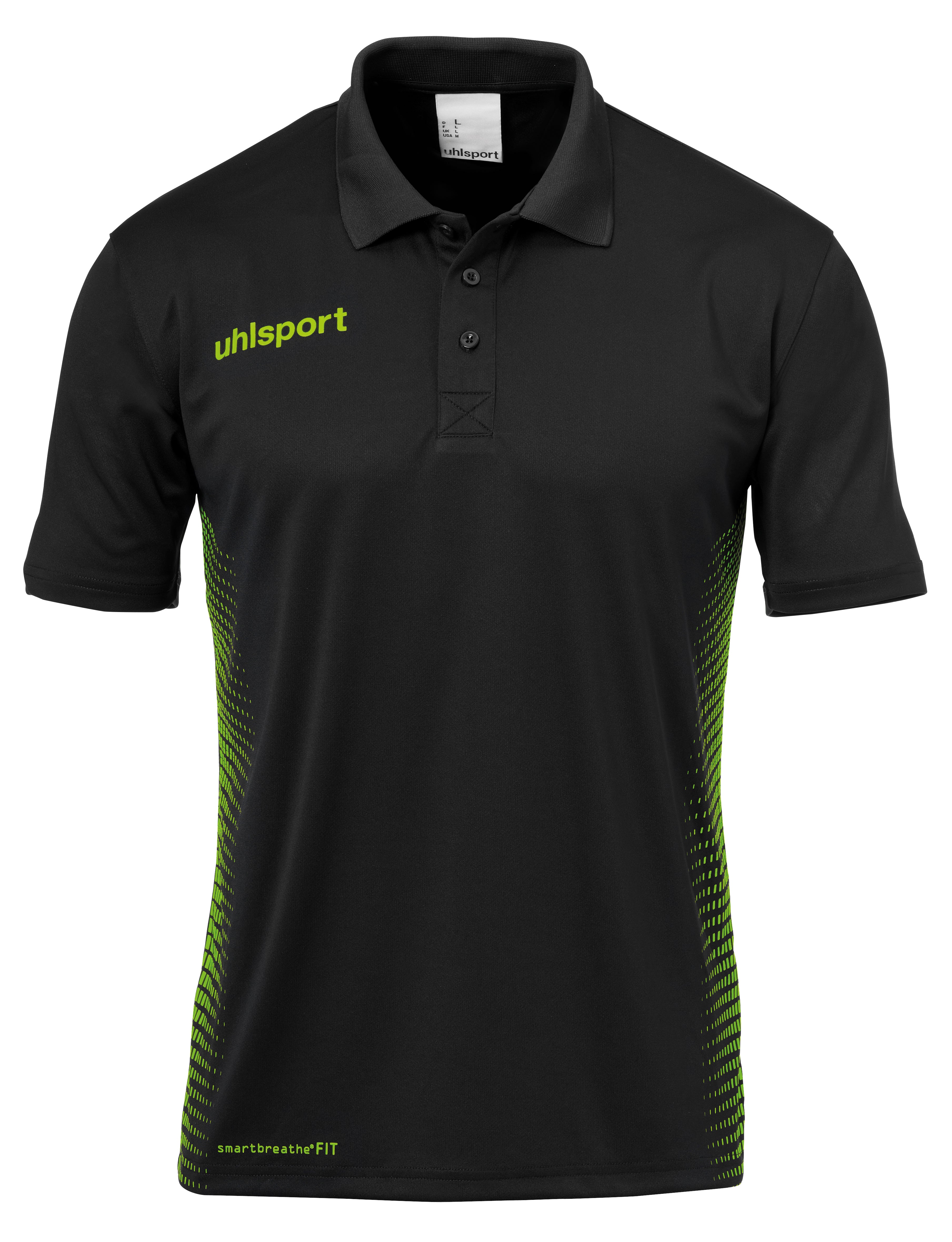 SCORE POLO SHIRT black/fluo green
