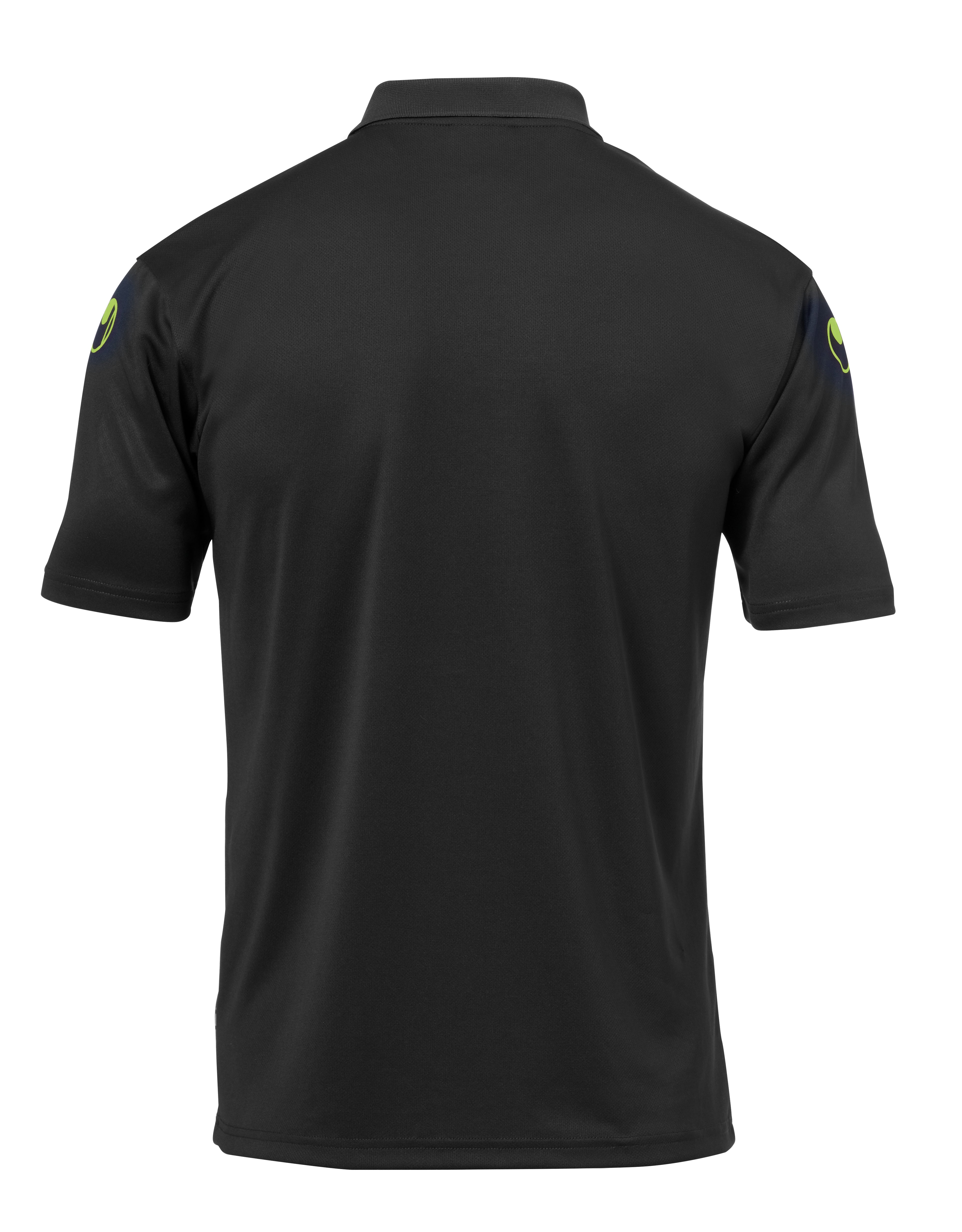 SCORE POLO SHIRT black/fluo green