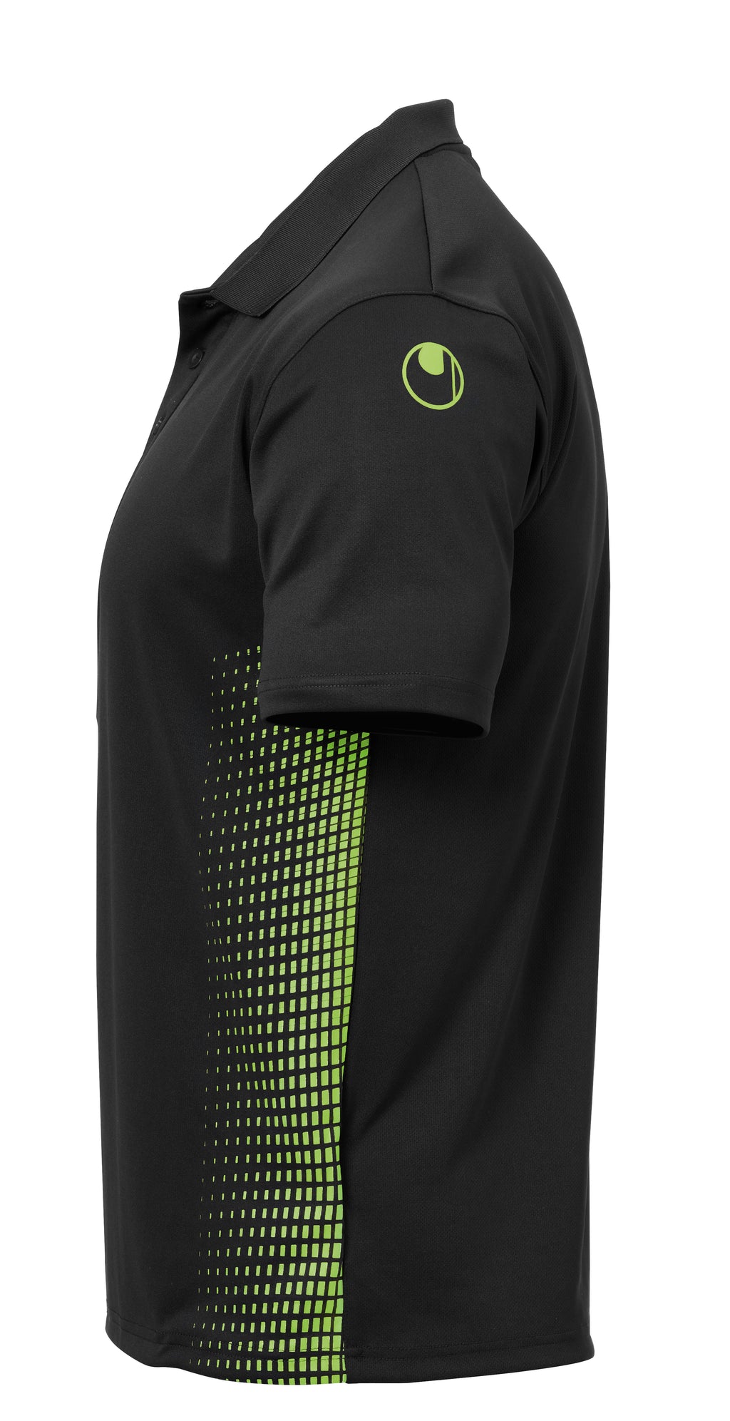 SCORE POLO SHIRT black/fluo green
