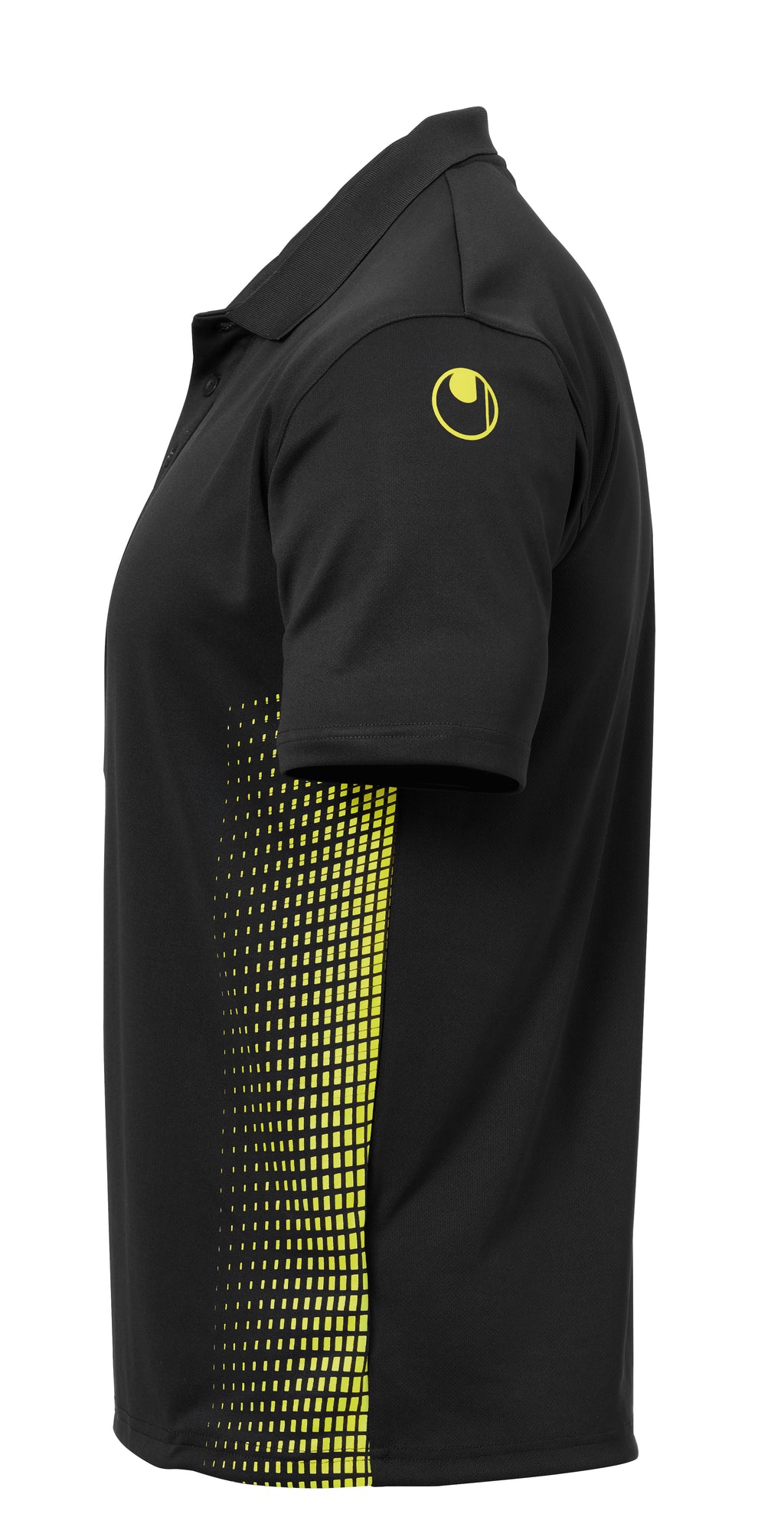 SCORE POLO SHIRT black/fluo yellow