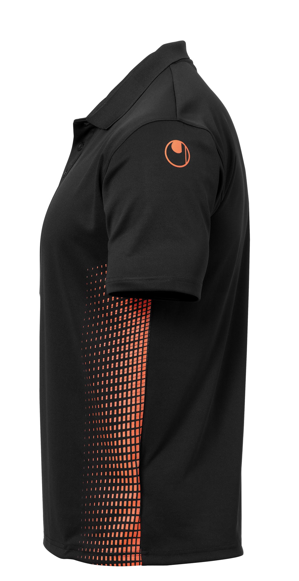 SCORE POLO SHIRT black/fluo orange