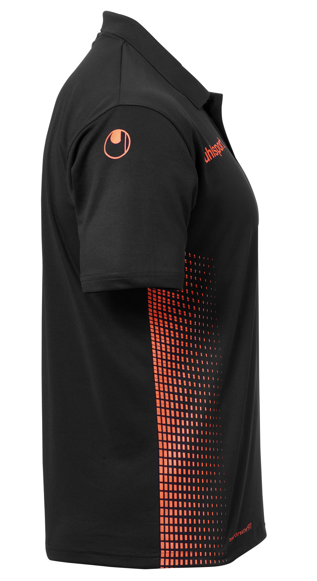 SCORE POLO SHIRT black/fluo orange
