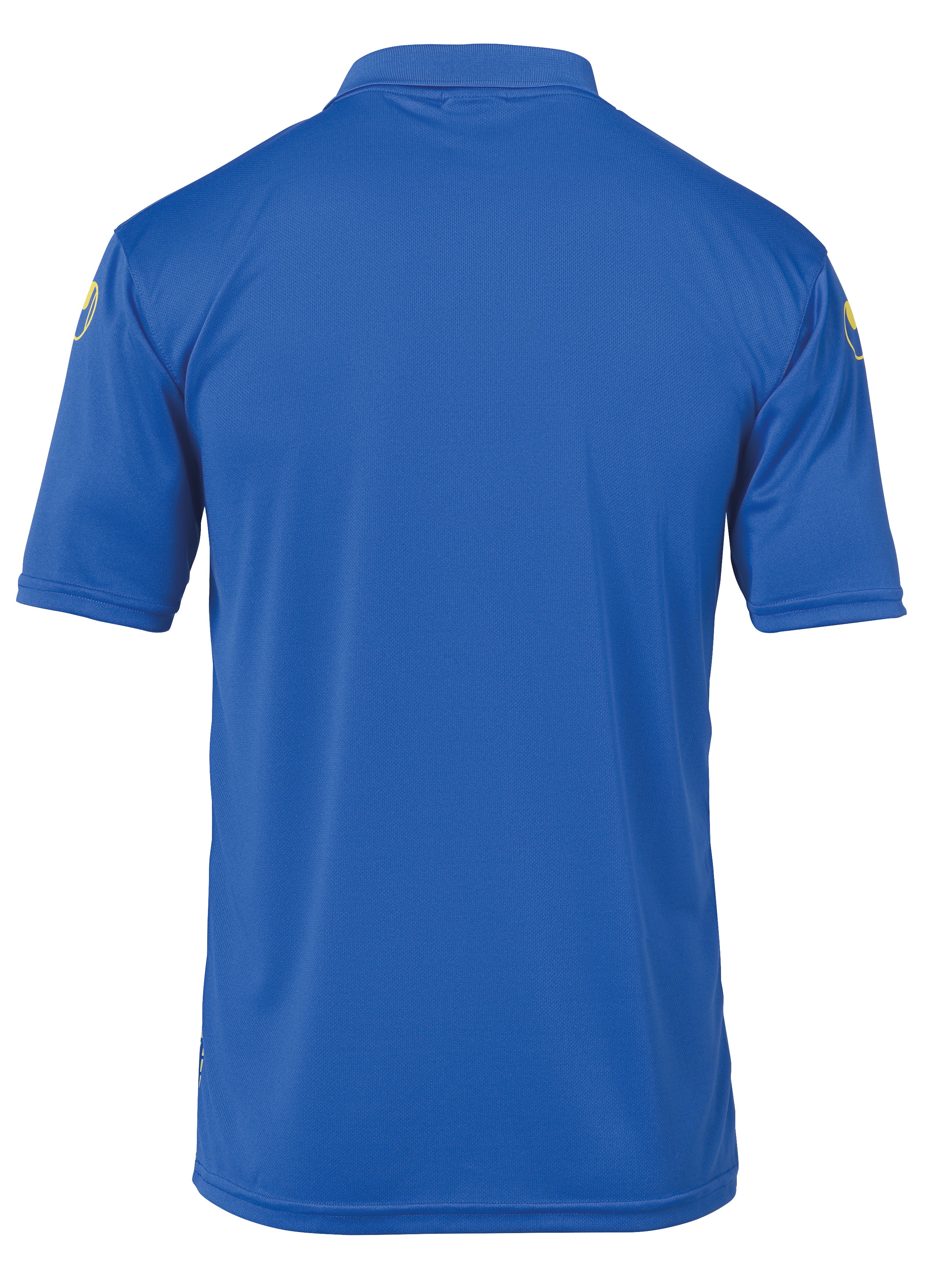 SCORE POLO SHIRT azure blue/lime yellow
