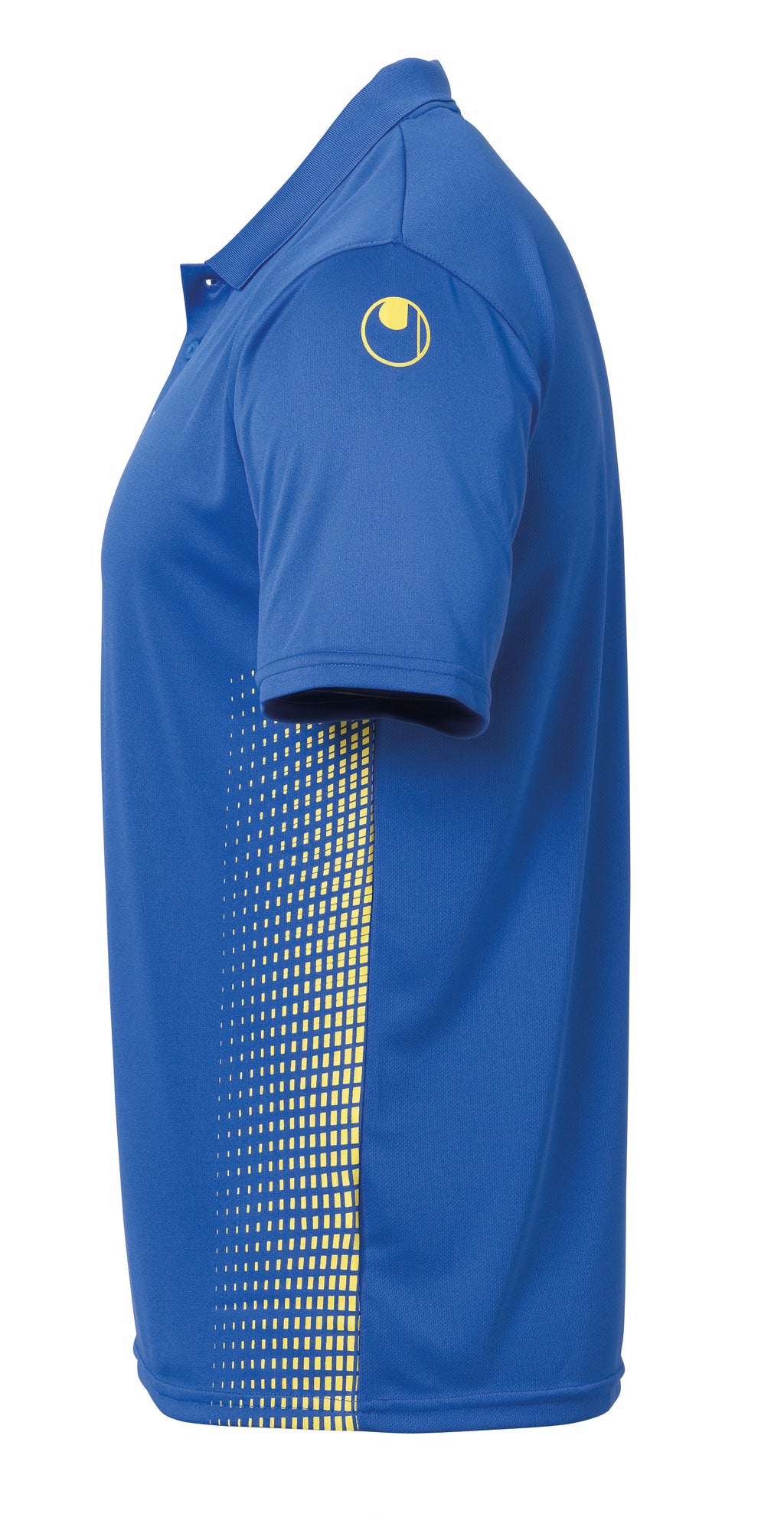 SCORE POLO SHIRT azure blue/lime yellow