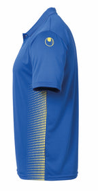 azure blue/lime yellow