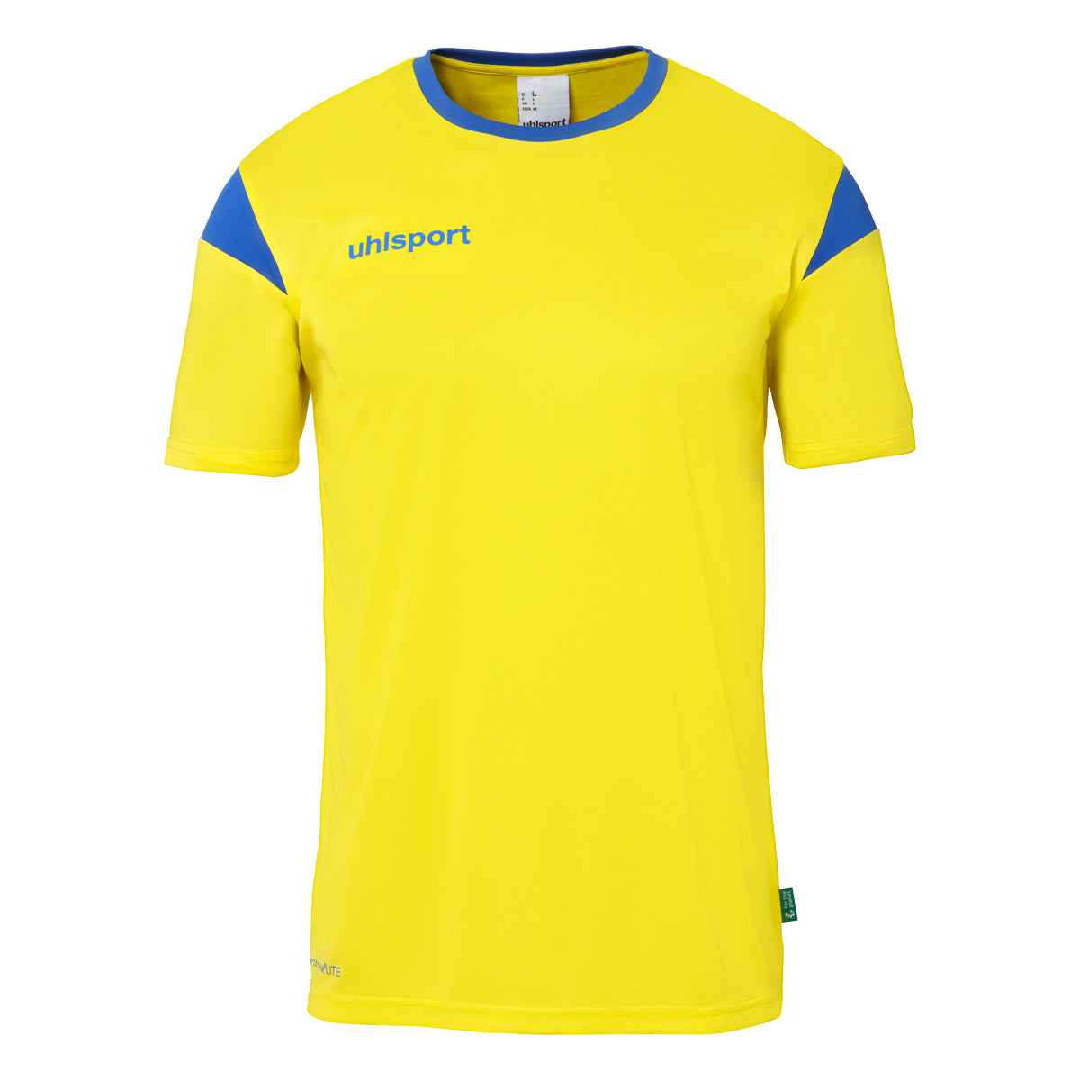 Squad 27 Jersey Short-sleeved lime yellow/azure blue