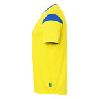 lime yellow/azure blue