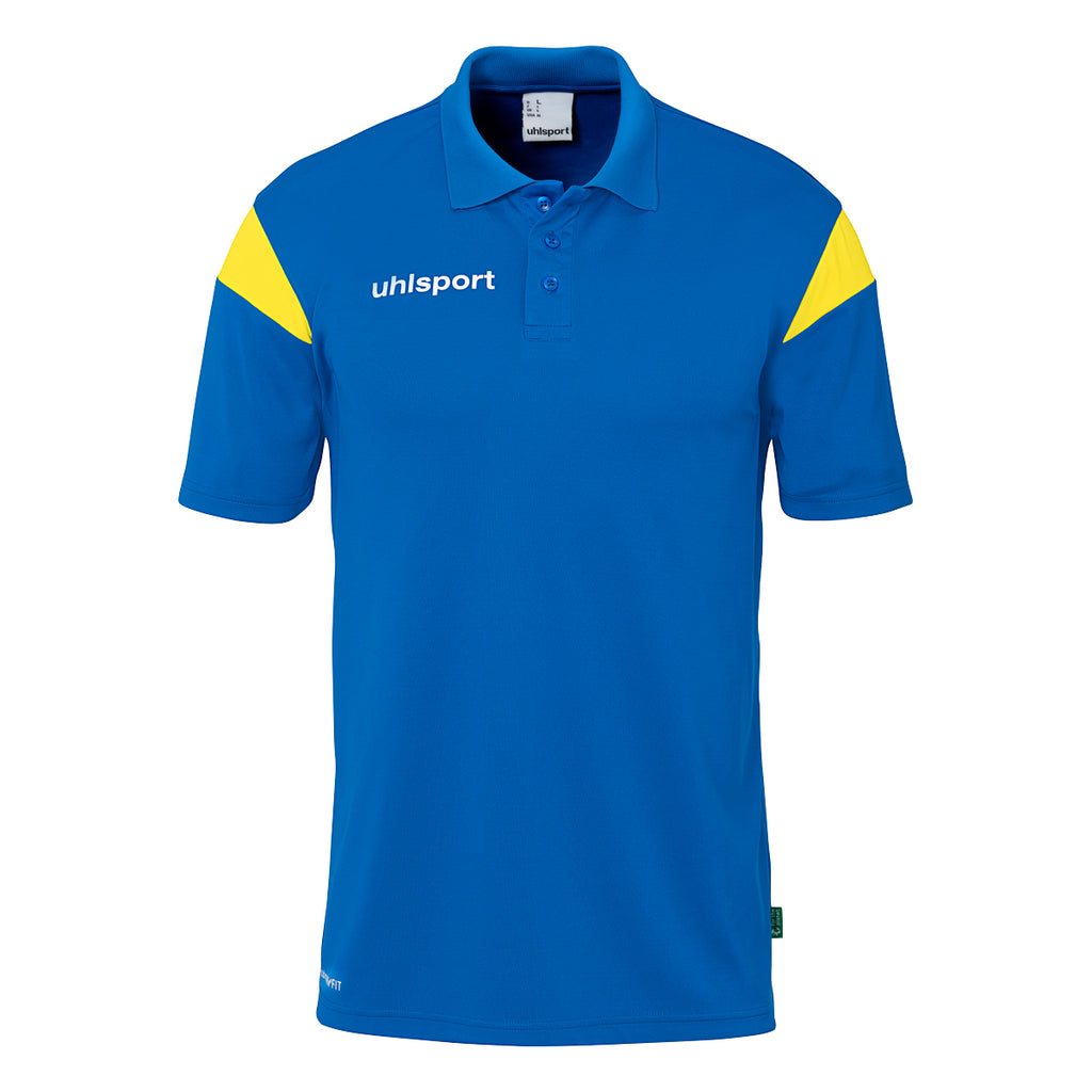 Squad 27 Polo shirt azure blue/lime yellow