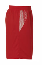 fluo red/white