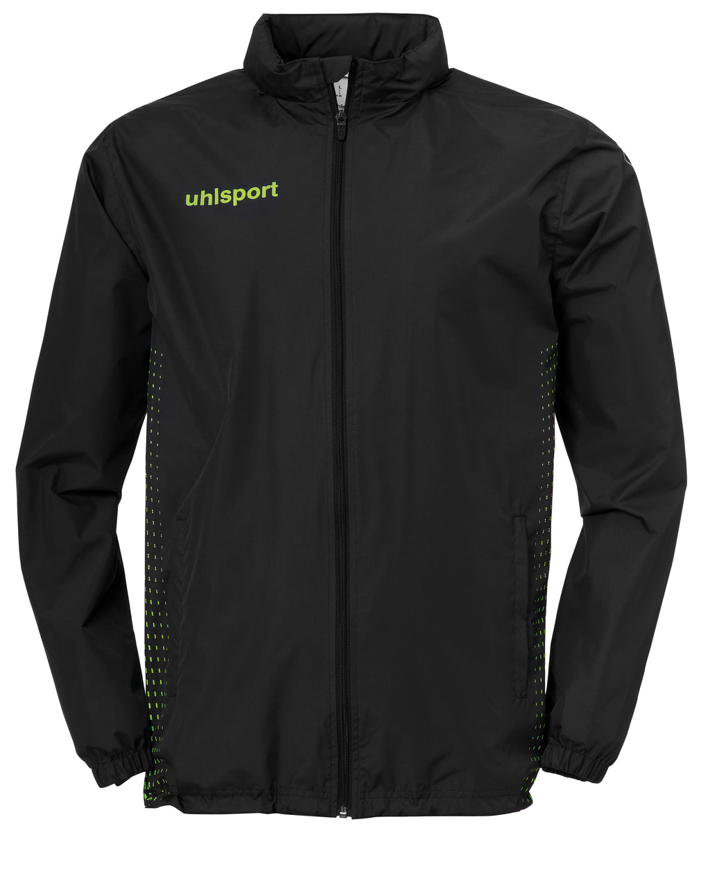 SCORE RAINJACKET black/fluo green