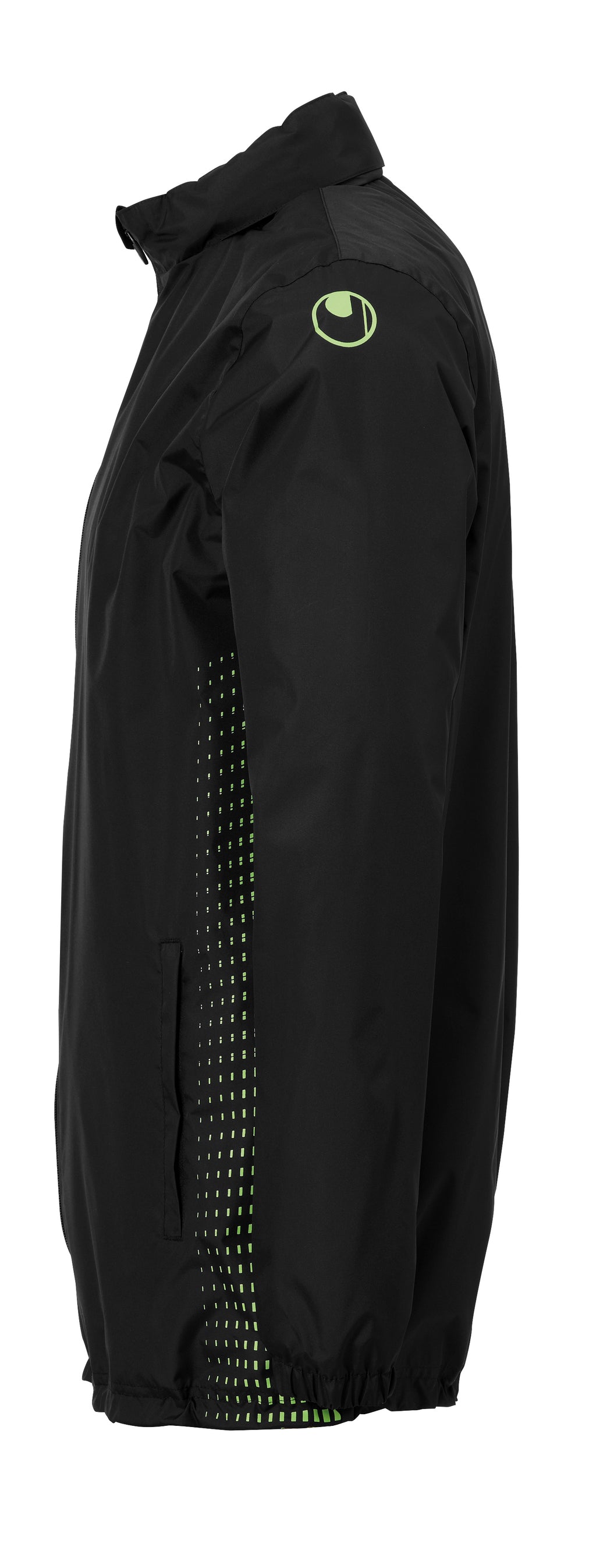 SCORE RAINJACKET black/fluo green