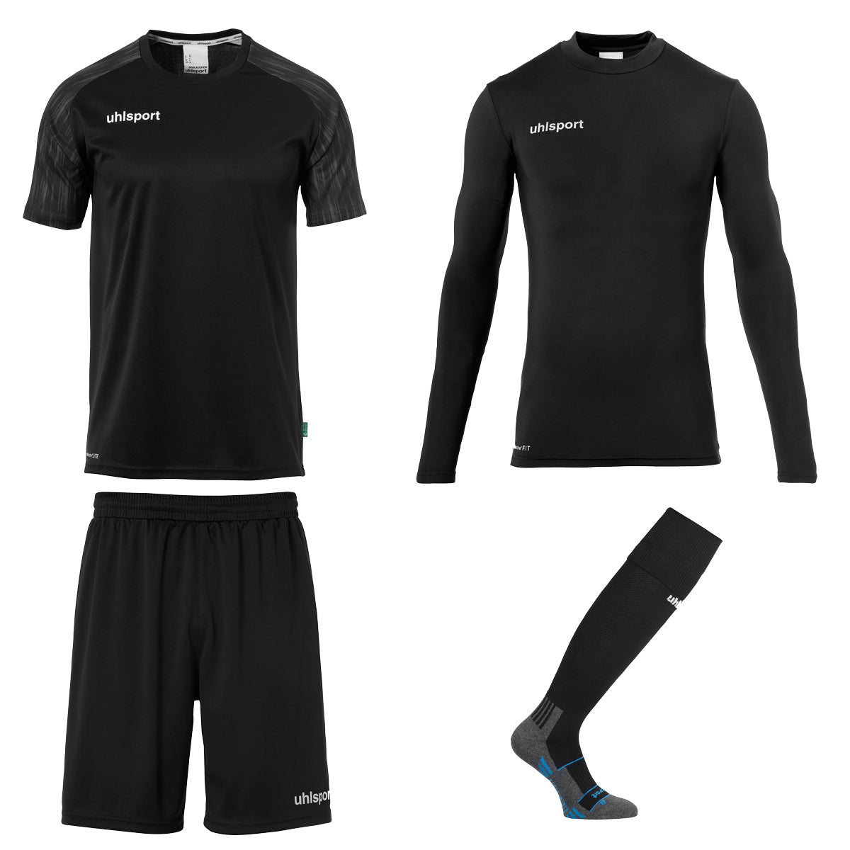REACTION GOALKEEPER SET black/anthra
