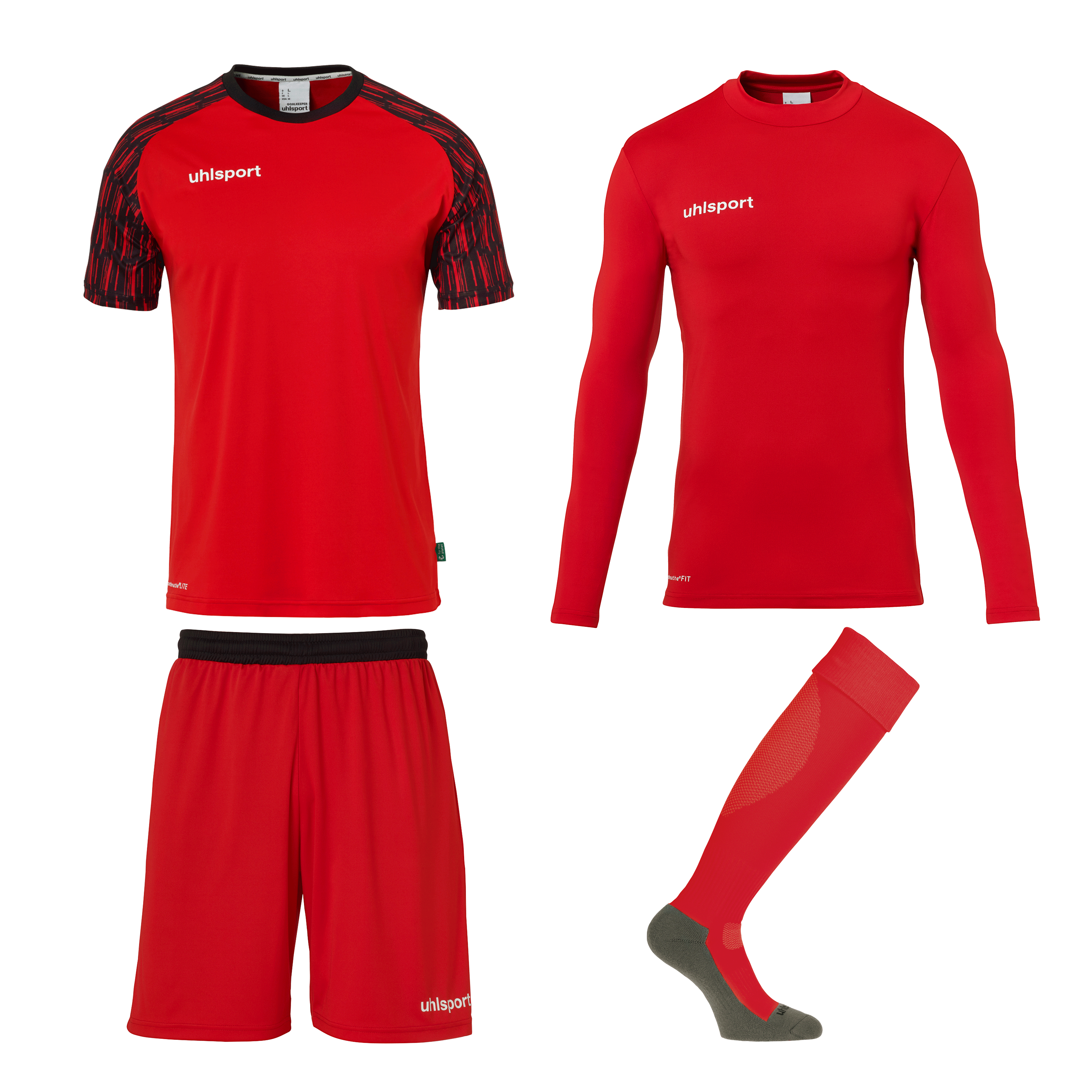Reaction Goalkeeper Set red/black