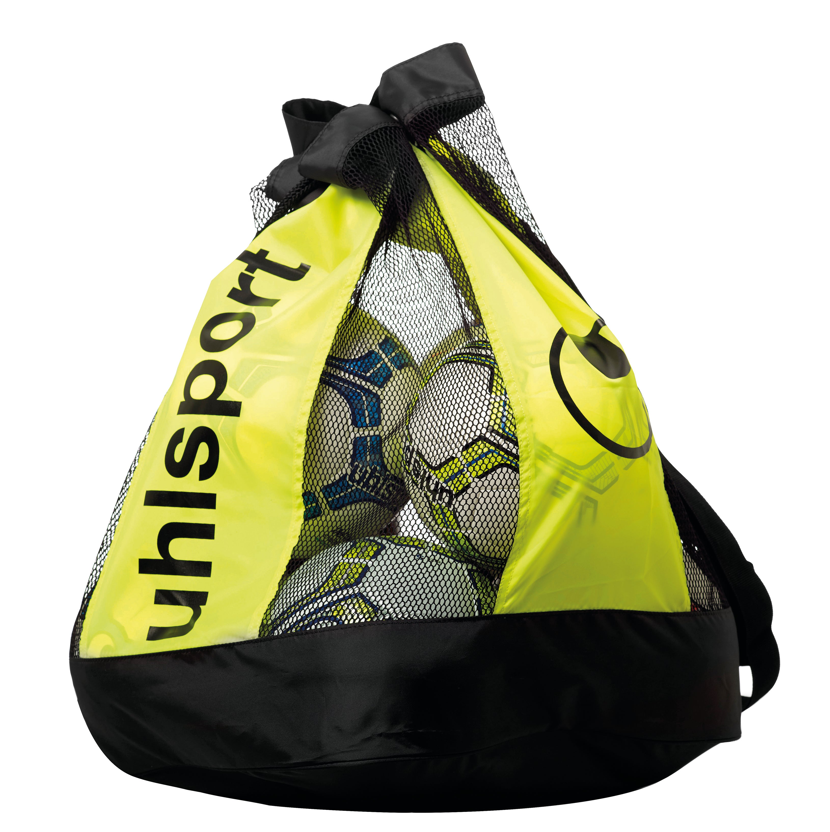 BALLBAG (12 BALLS) black/fluo yellow