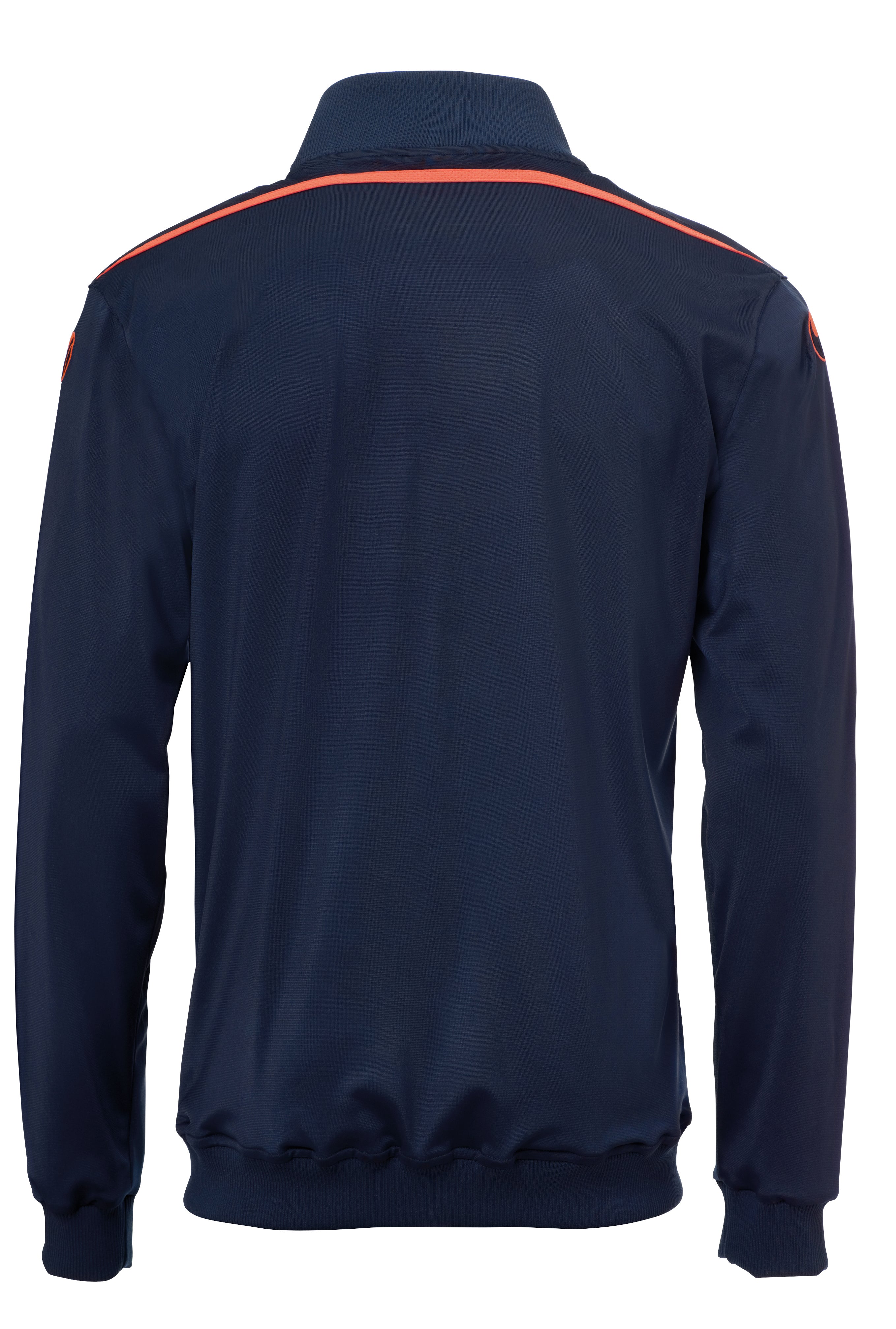SCORE TRACK JACKET navy/fluo red