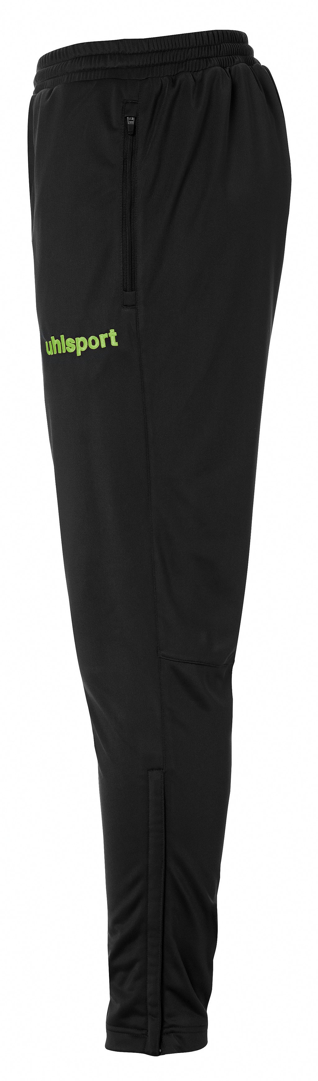 SCORE TRACK PANTS black/fluo green