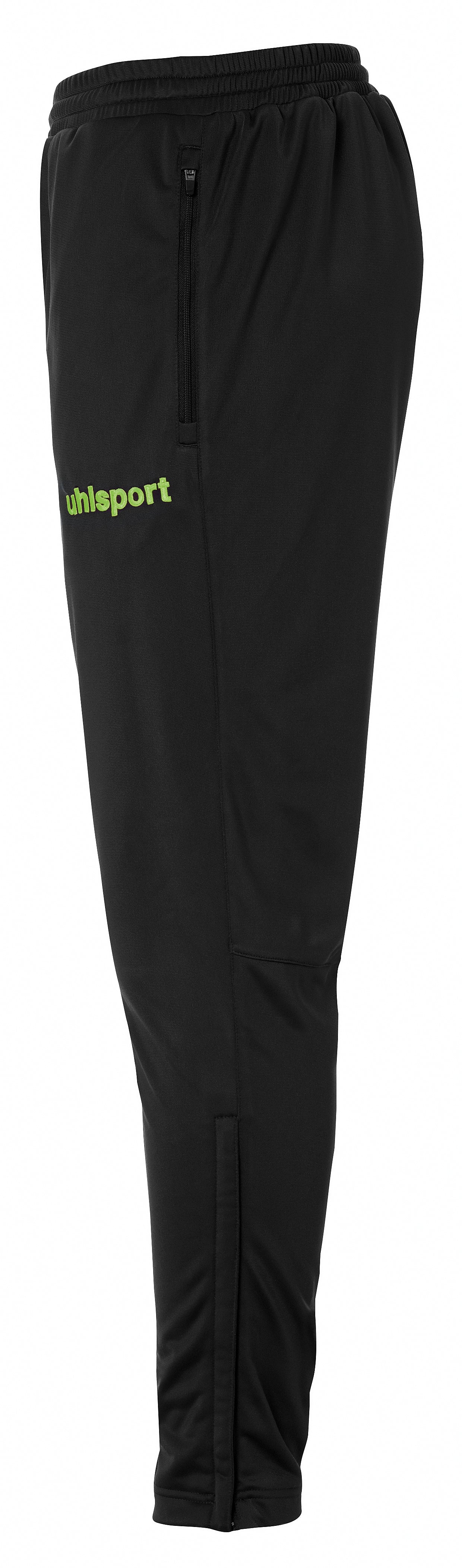 SCORE TRACK PANTS black/fluo green