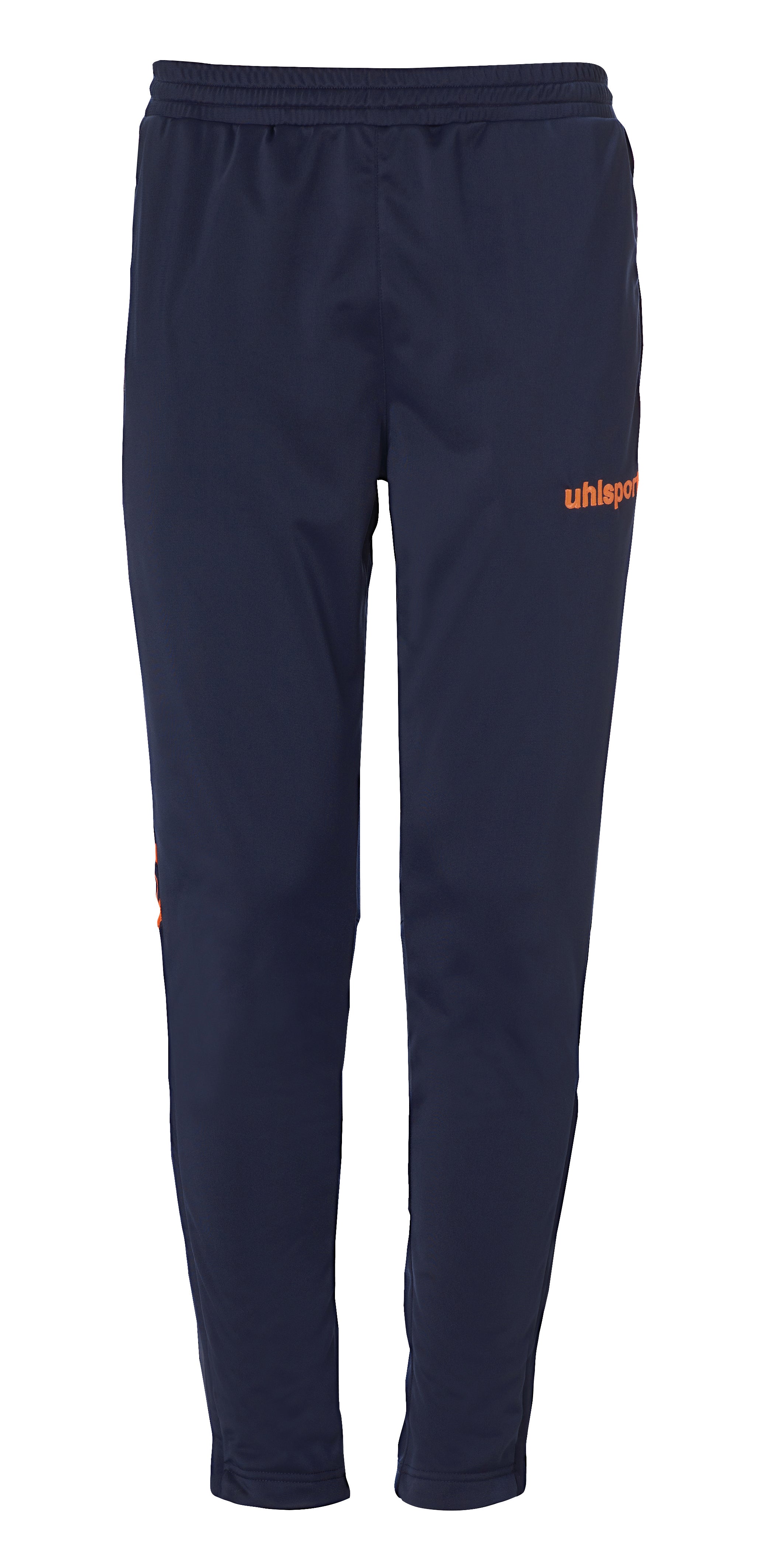 SCORE TRACK PANTS navy/fluo red