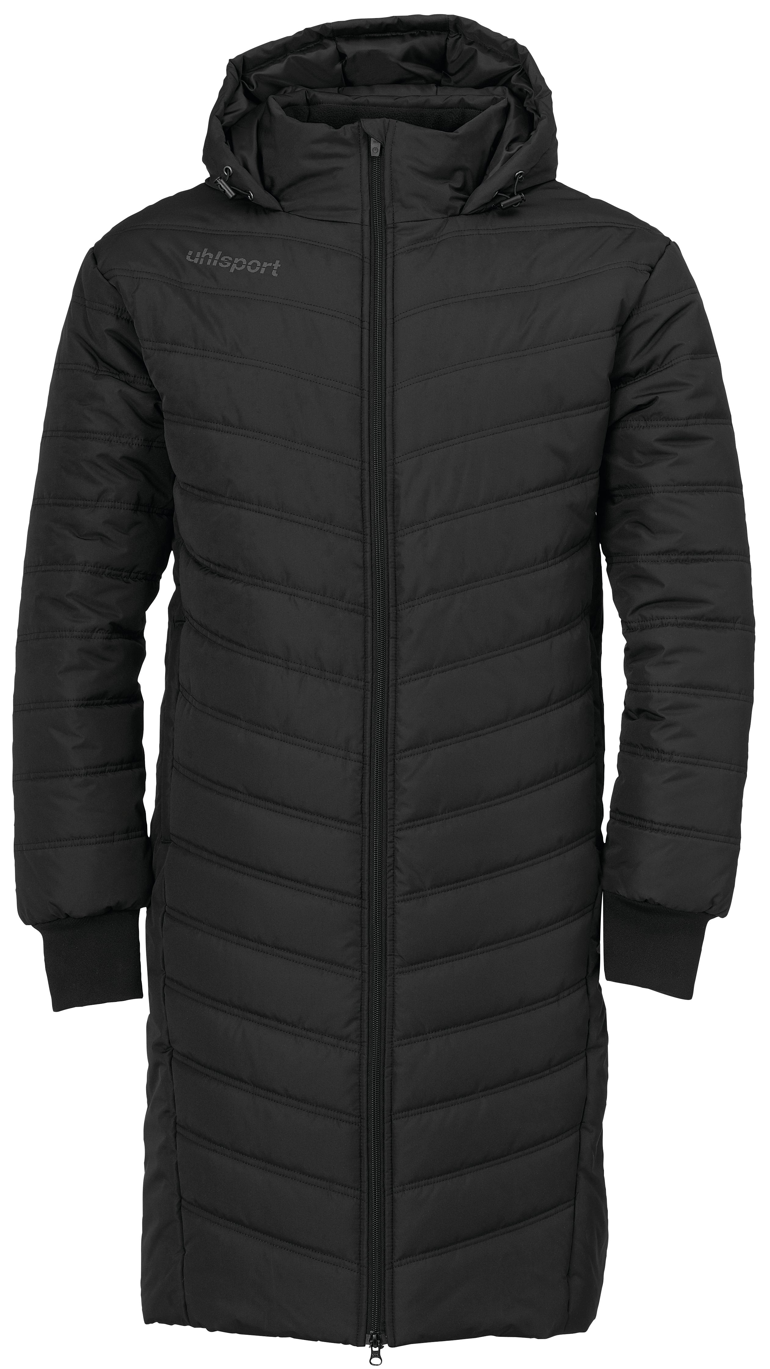 ESSENTIAL WINTER BENCH JACKET black/anthra