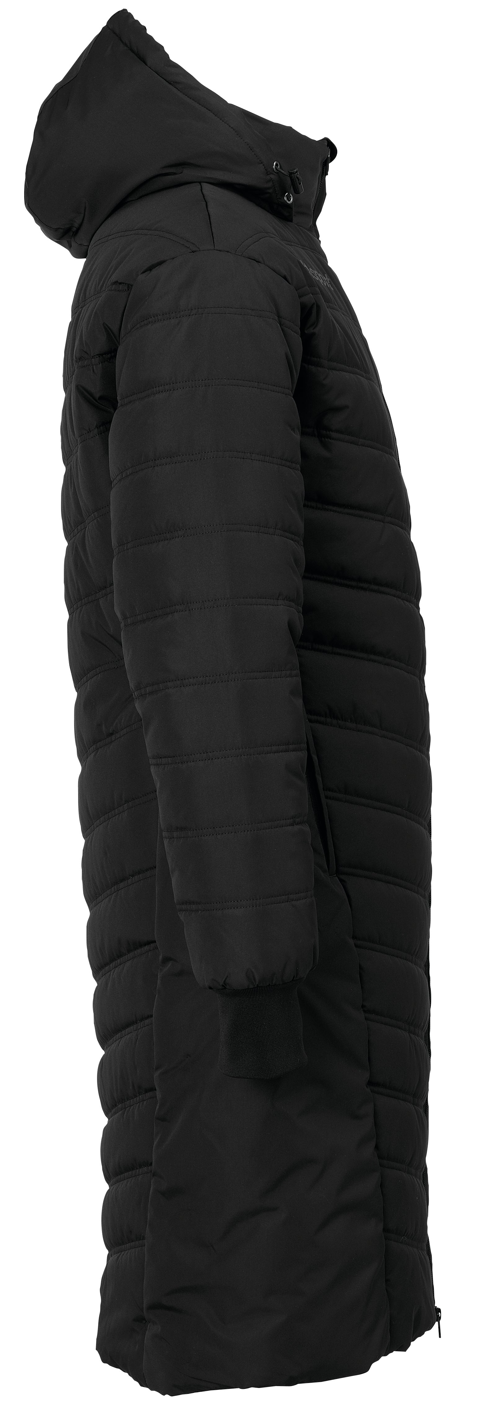 ESSENTIAL WINTER BENCH JACKET black/anthra