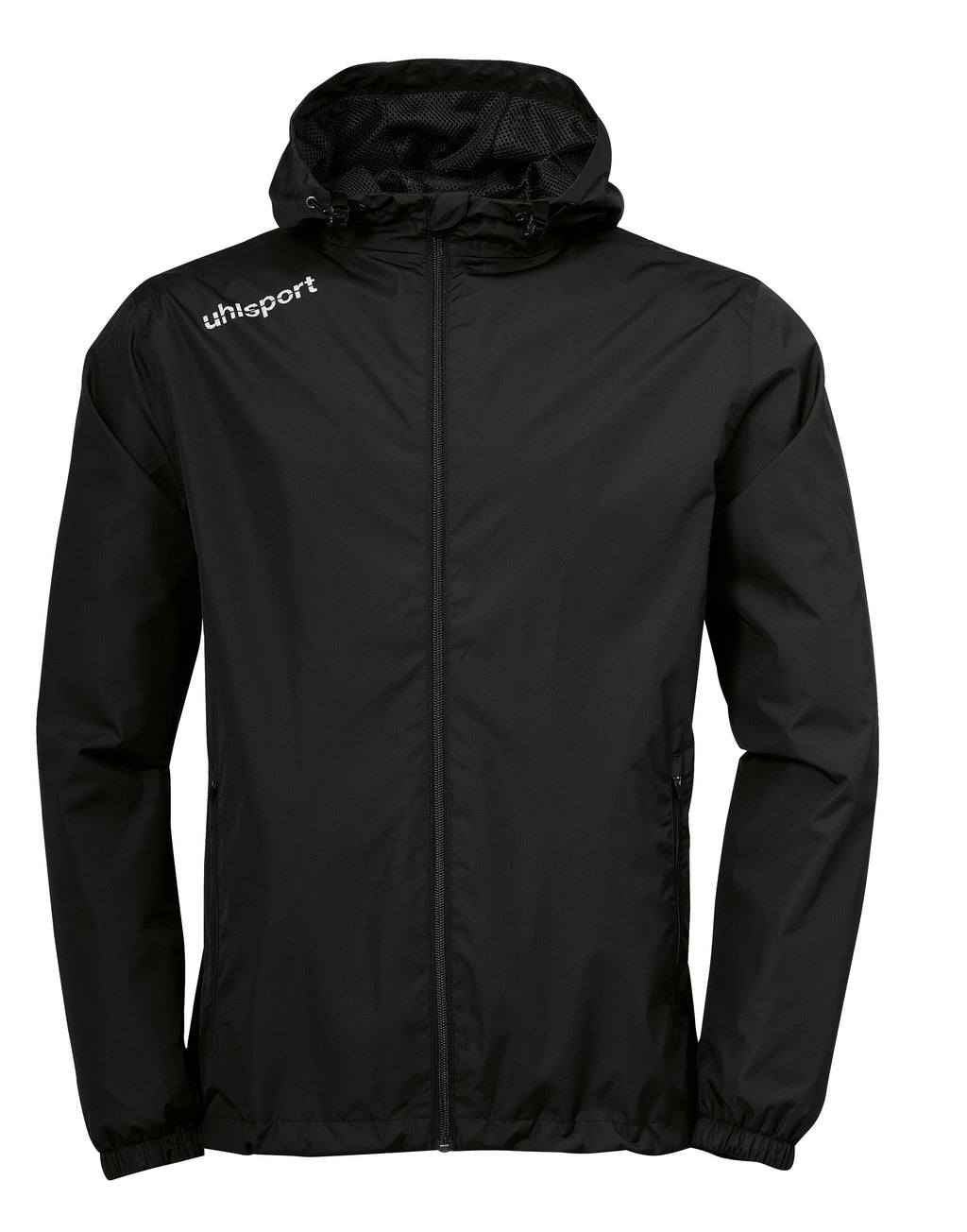 ESSENTIAL RAIN JACKET black/white