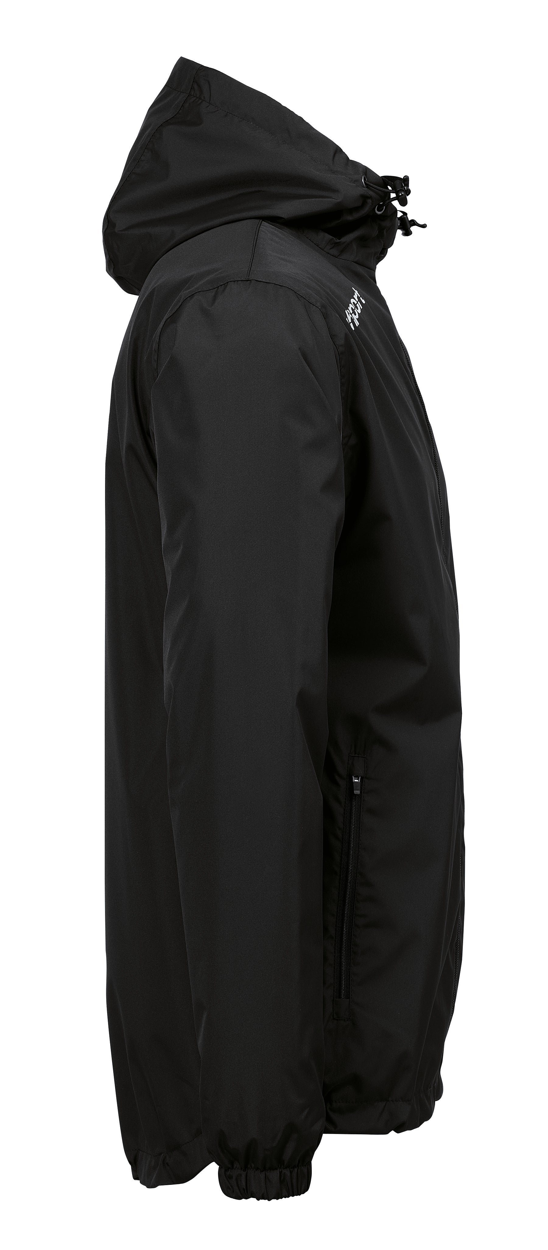 ESSENTIAL RAIN JACKET black/white