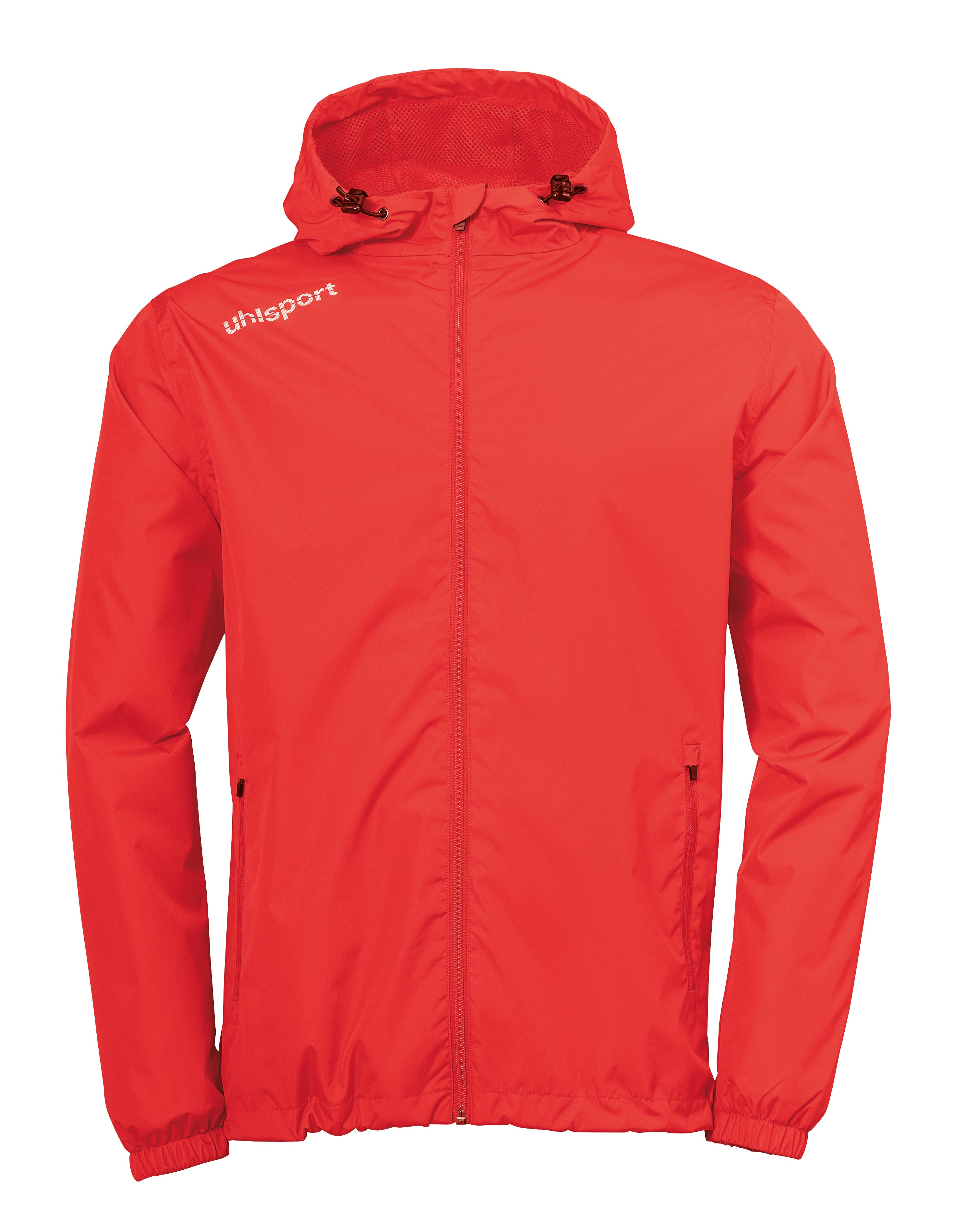 ESSENTIAL RAIN JACKET red/white