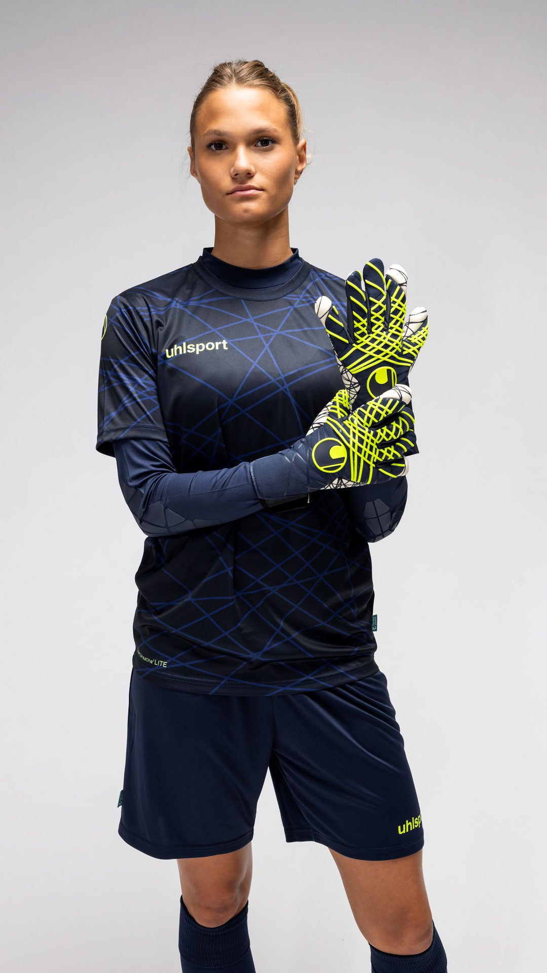 Prediction Goalkeeper Bundle navy/fluo yellow
