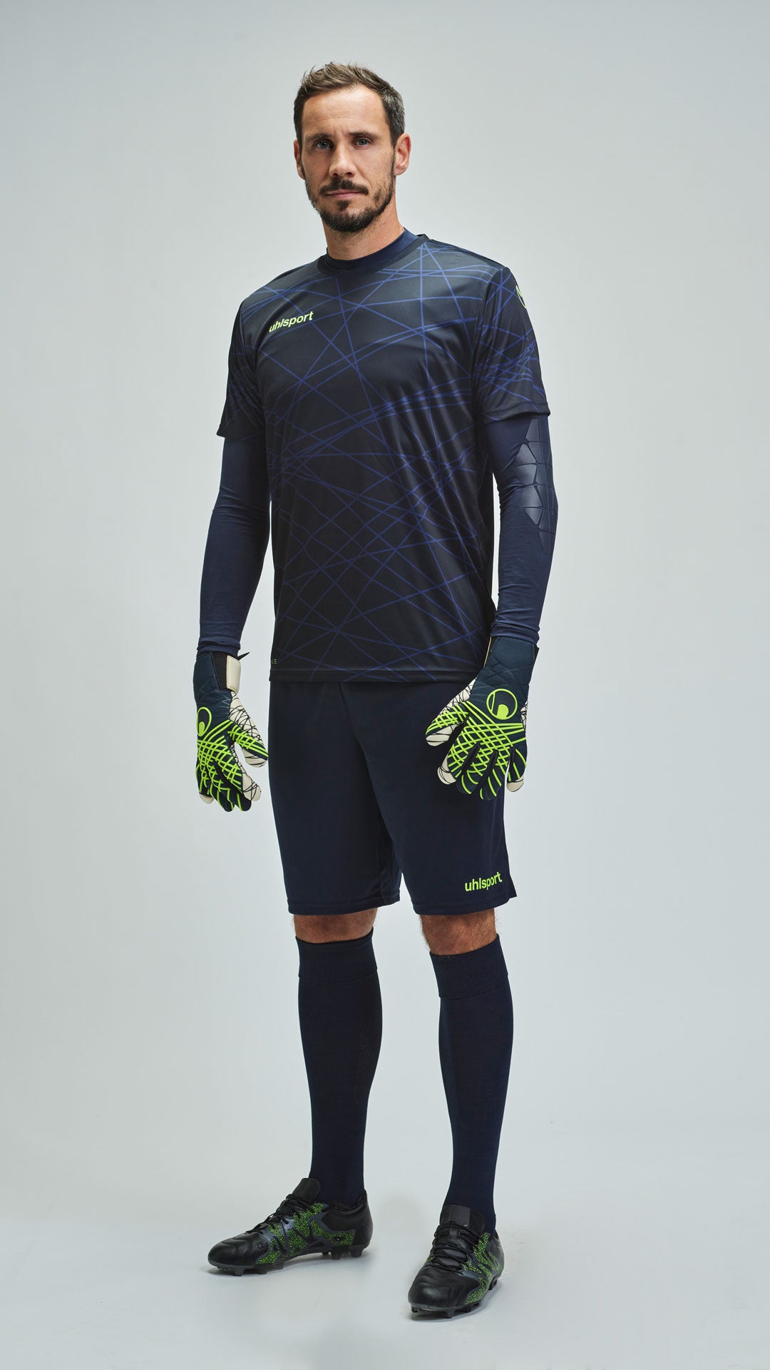 Prediction Goalkeeper Bundle navy/fluo yellow