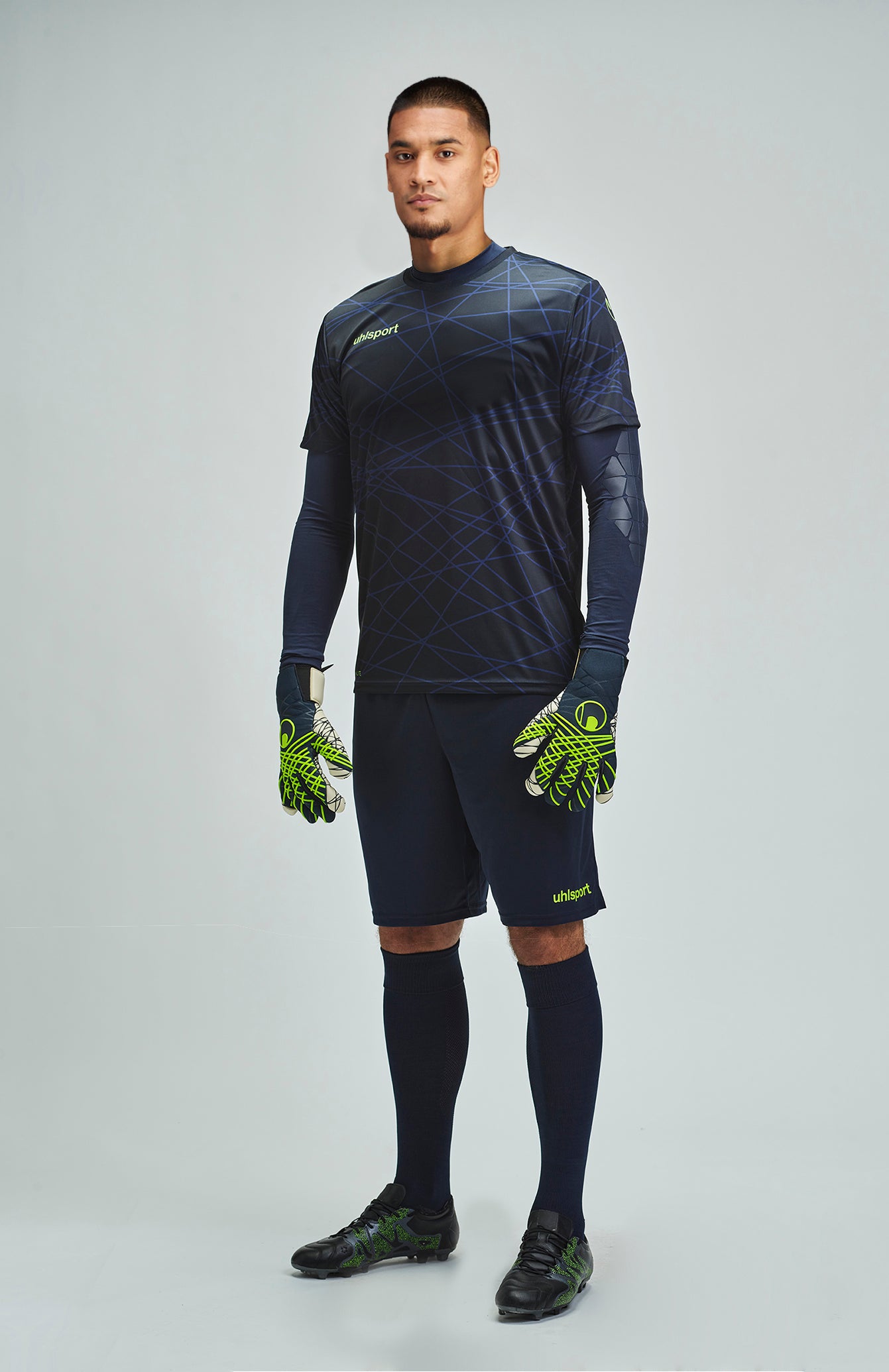 Prediction Goalkeeper Bundle navy/fluo yellow