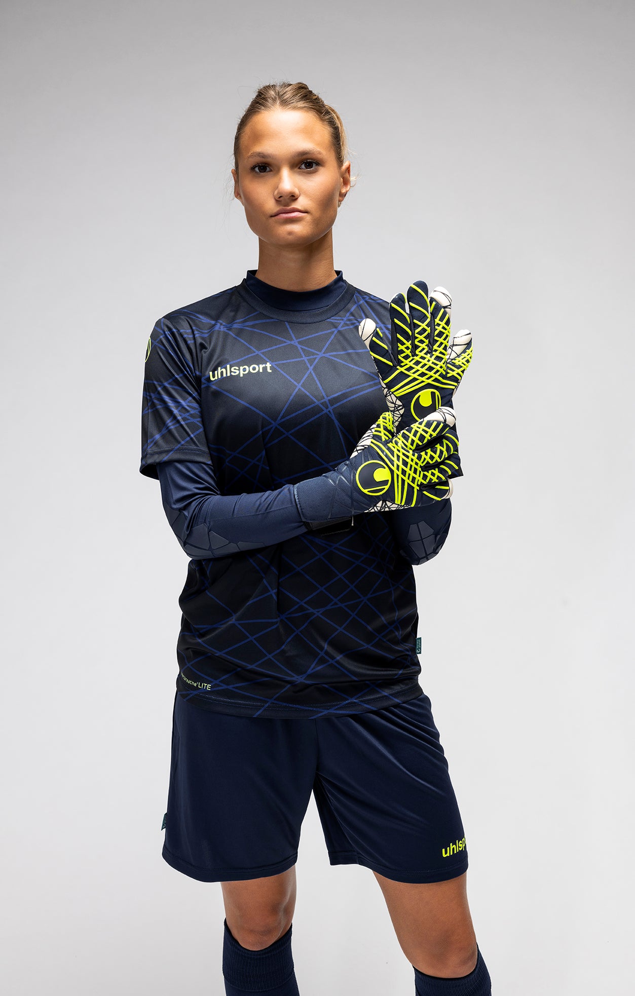 Prediction Goalkeeper Bundle navy/fluo yellow