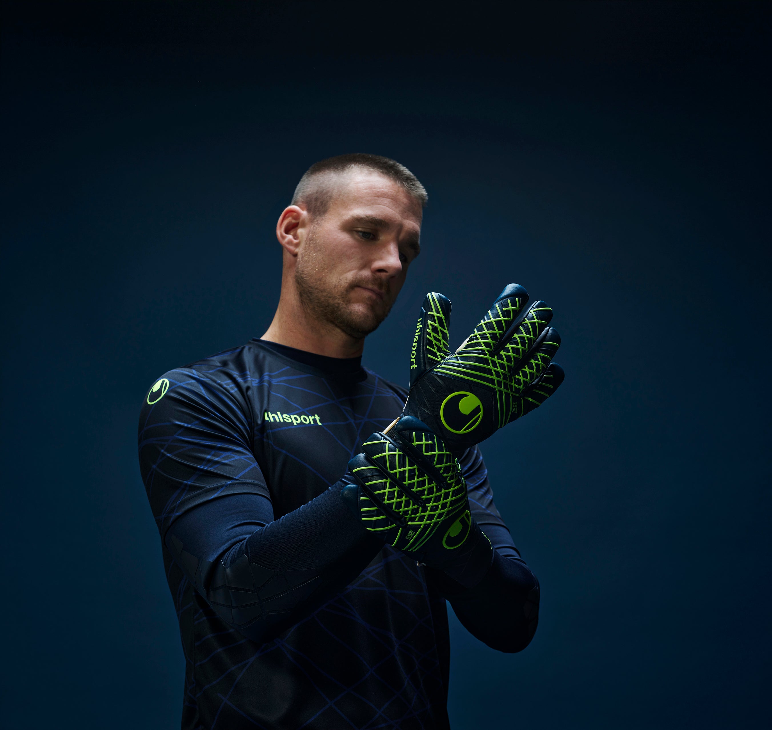 Prediction Goalkeeper Bundle navy/fluo yellow