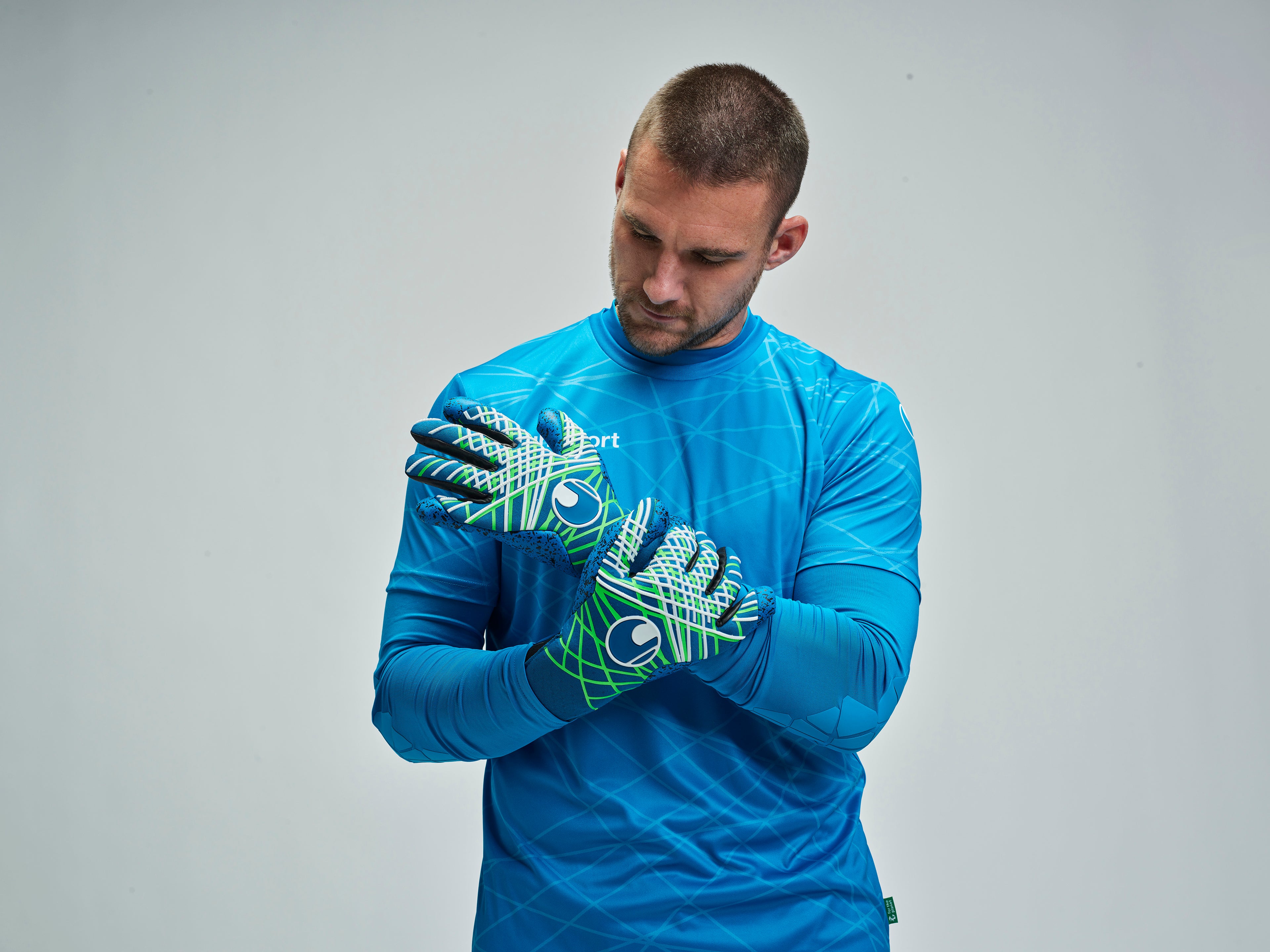 Prediction Goalkeeper Bundle fluo blue