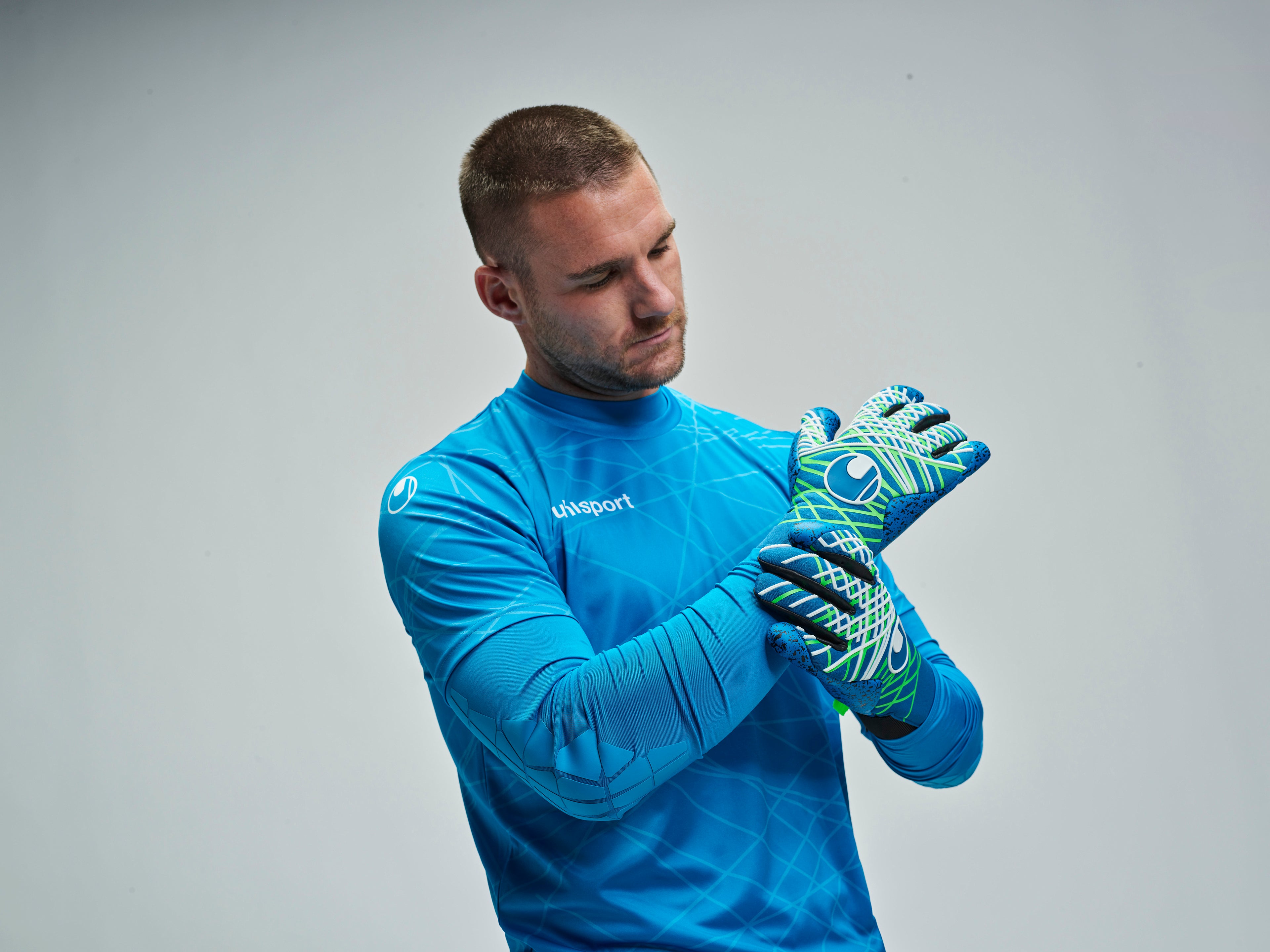 Prediction Goalkeeper Bundle fluo blue